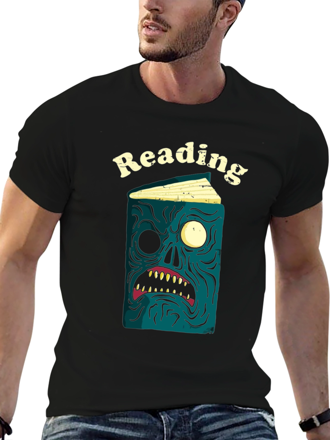 Reading Zombie Book T-Shirt
