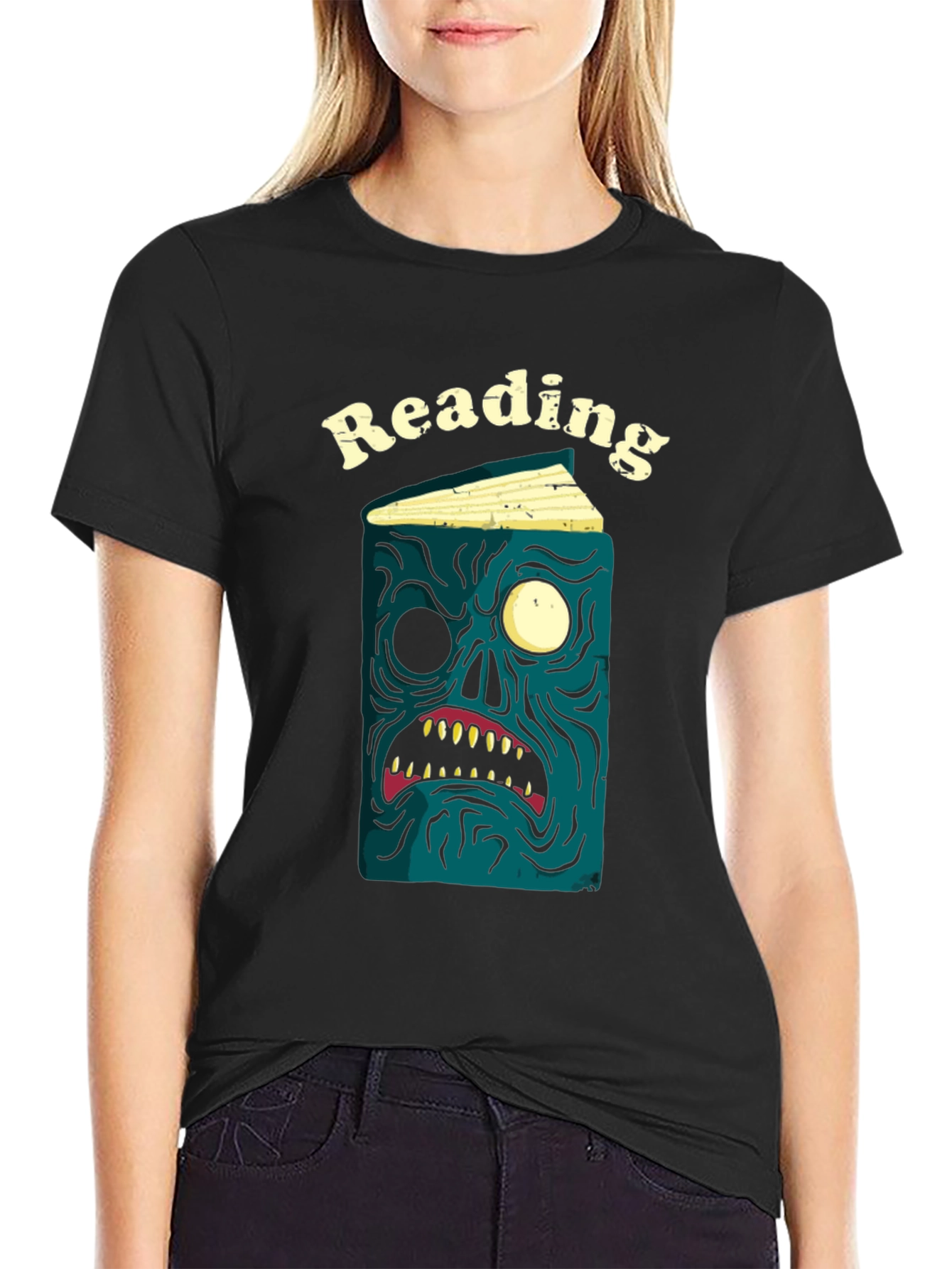 Reading Zombie Book T-Shirt