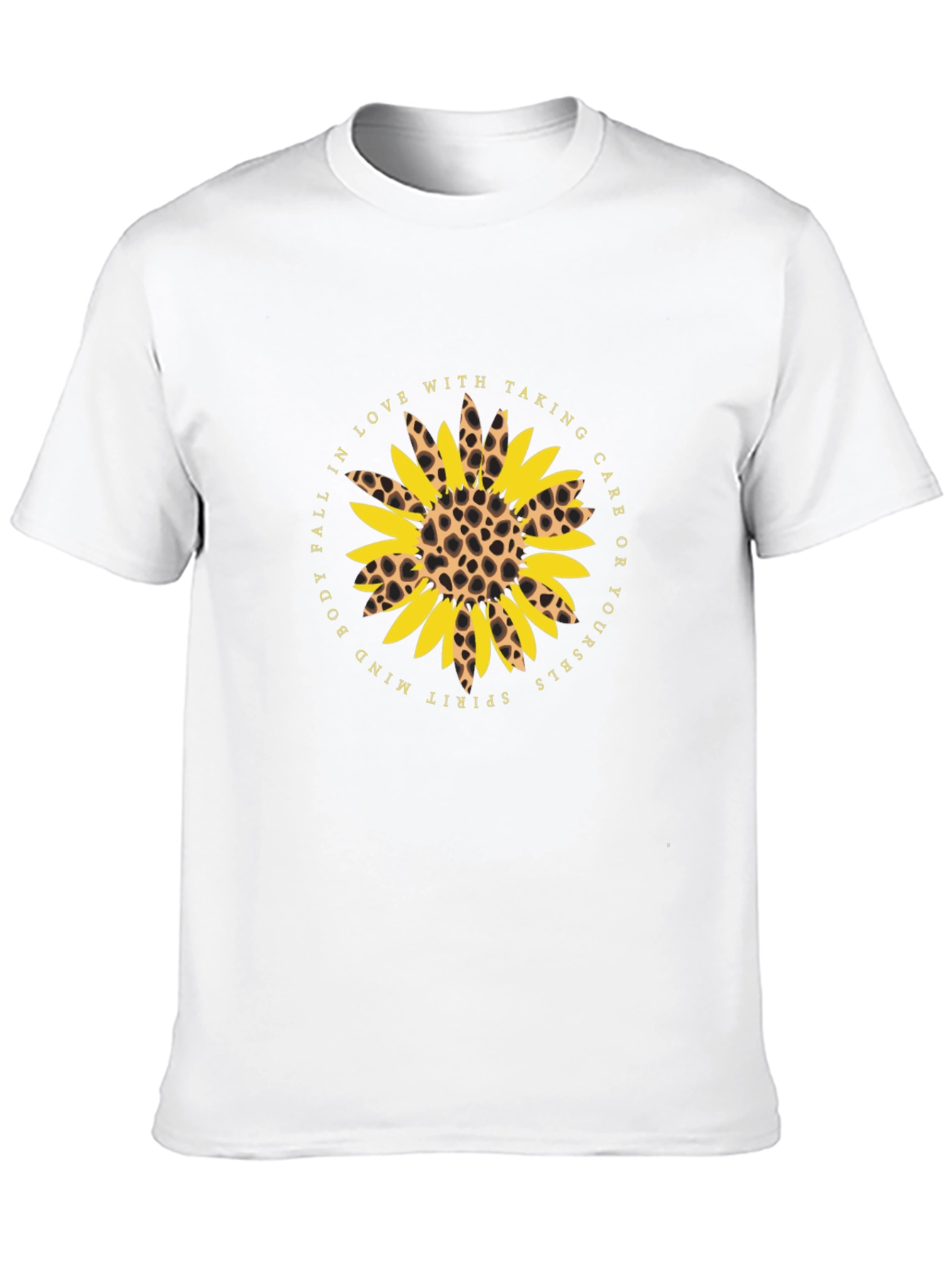 Sunflower Leopard Print Graphic Tee