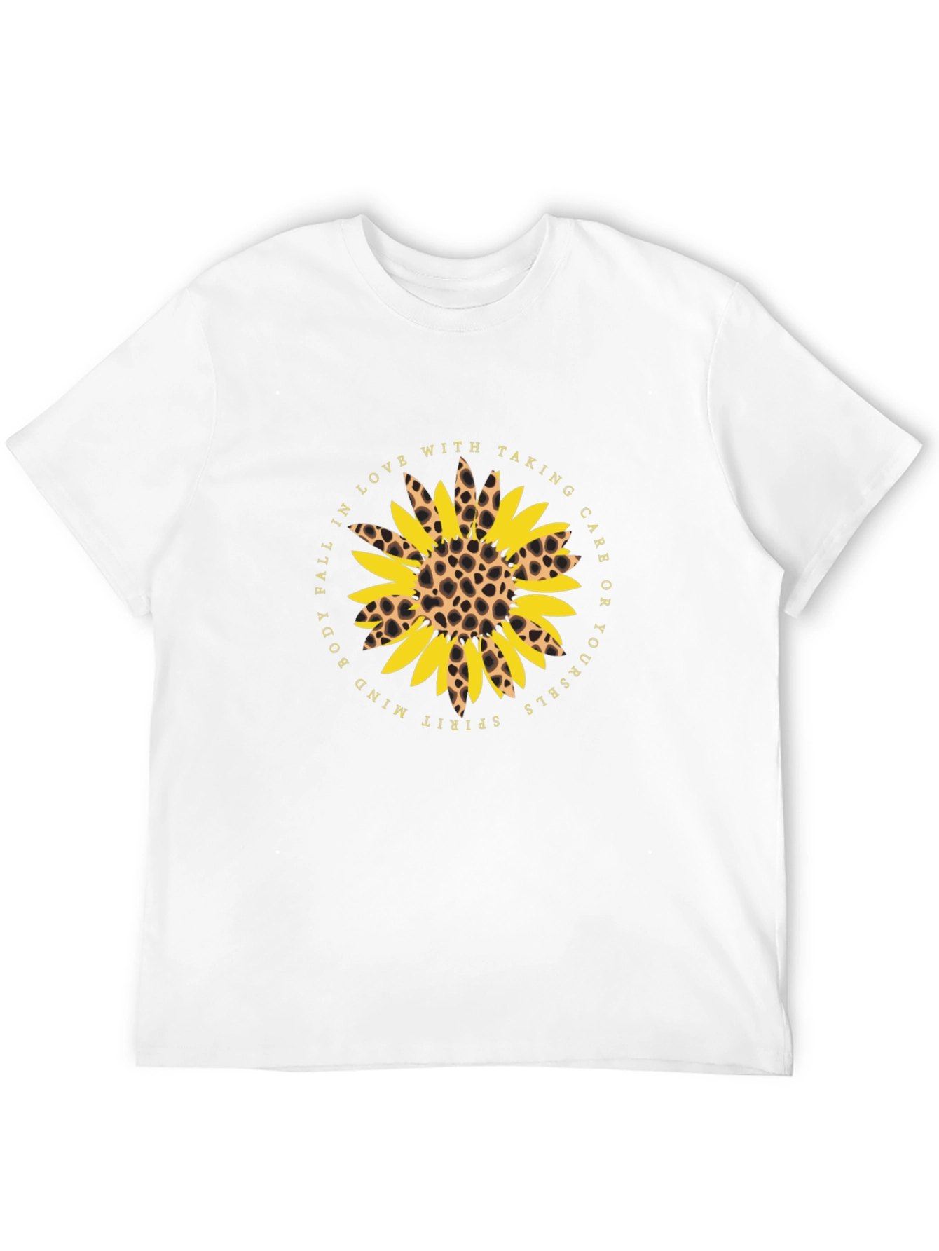 Sunflower Leopard Print Graphic Tee