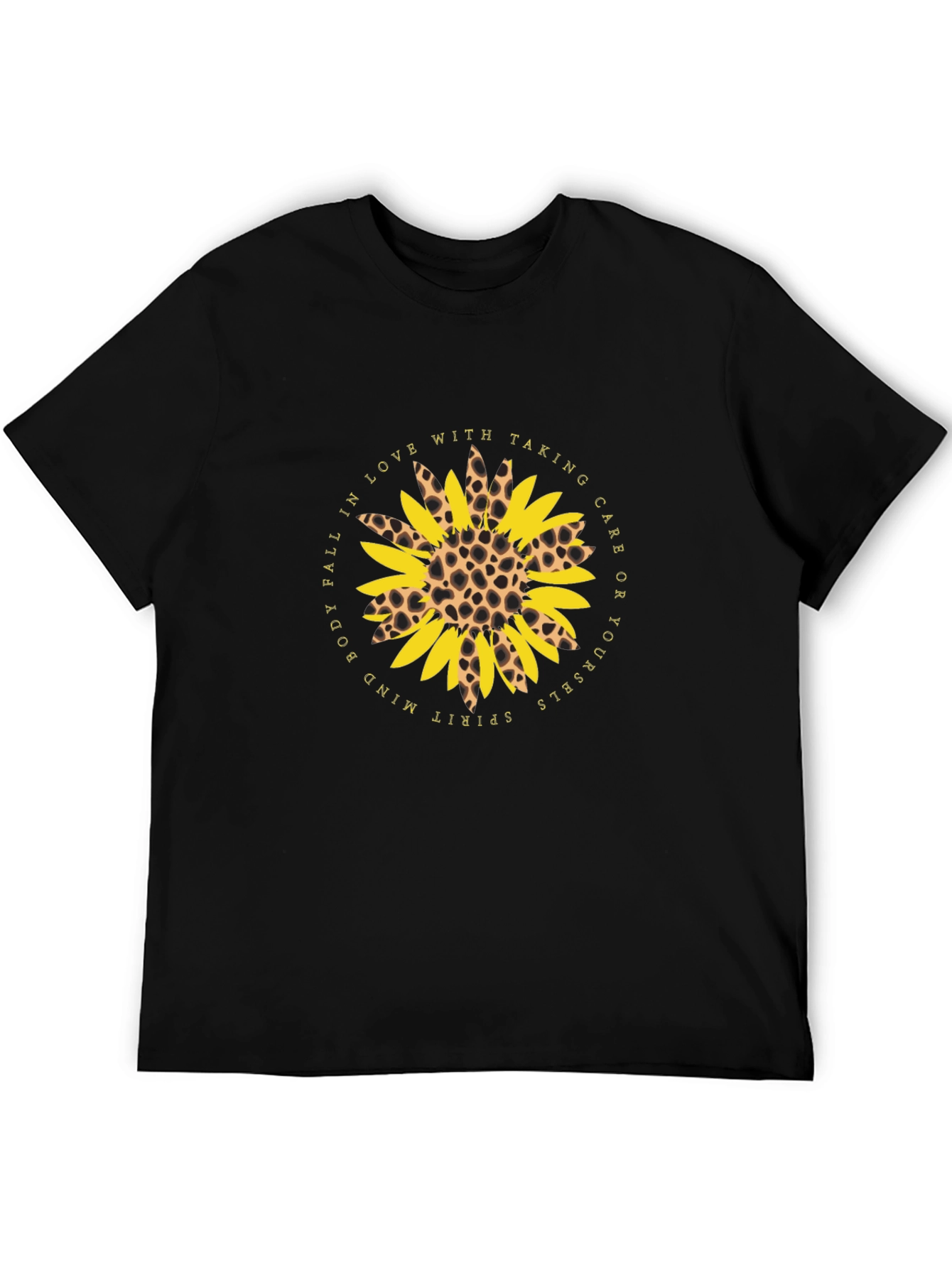 Sunflower Leopard Print Graphic Tee
