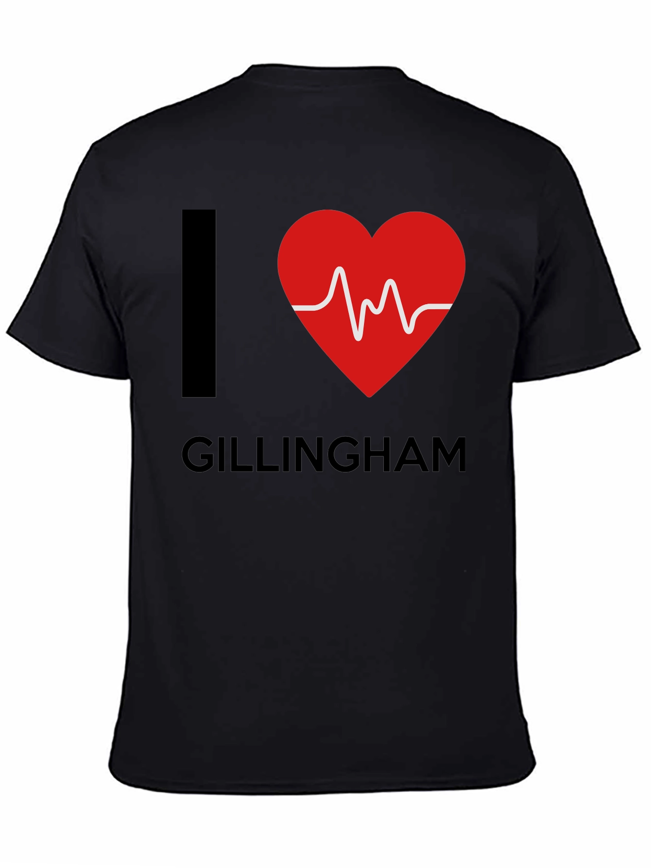I Heart Gillingham Black T-Shirt