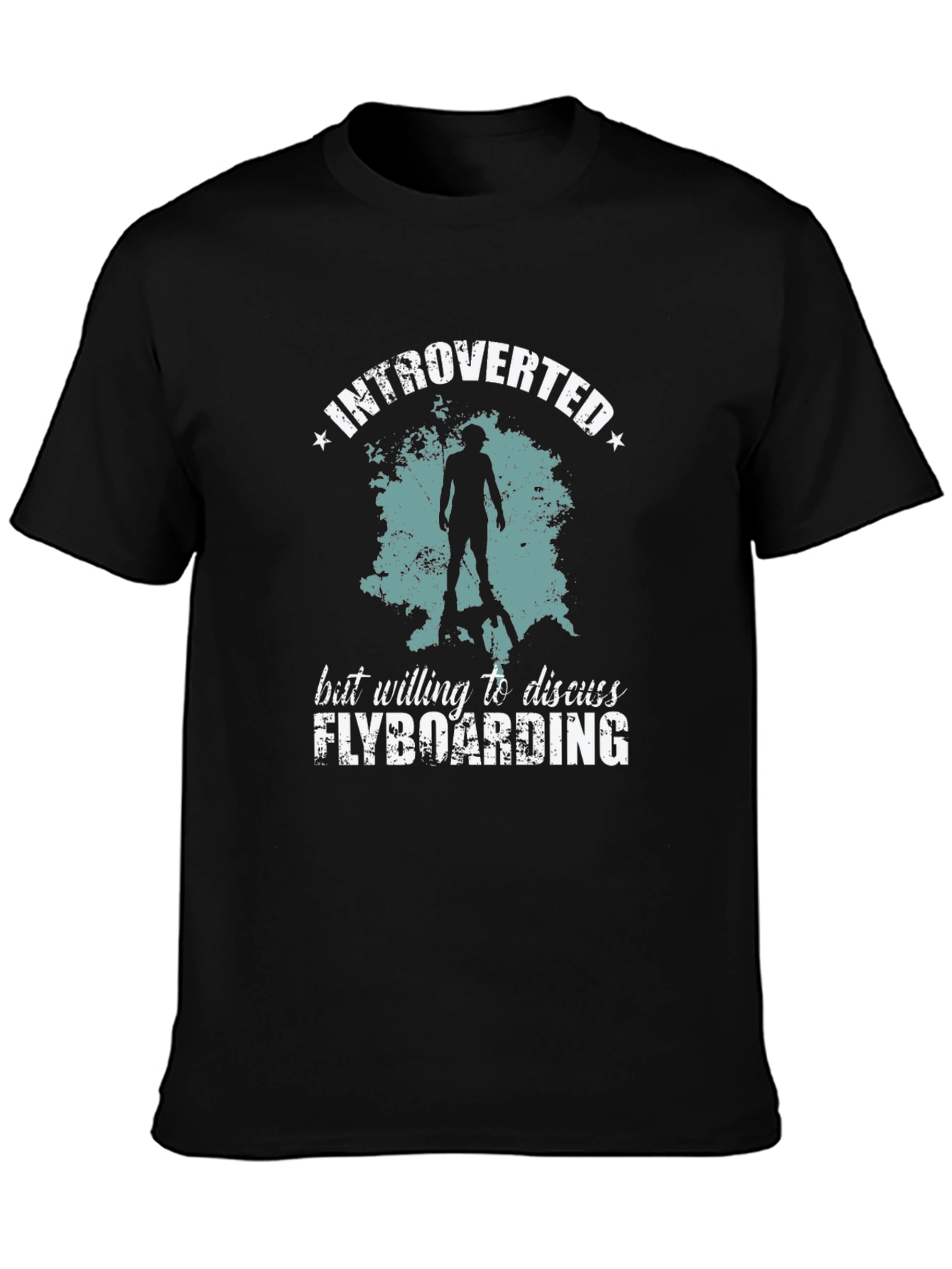 Introverted Flyboarding Graphic T-Shirt