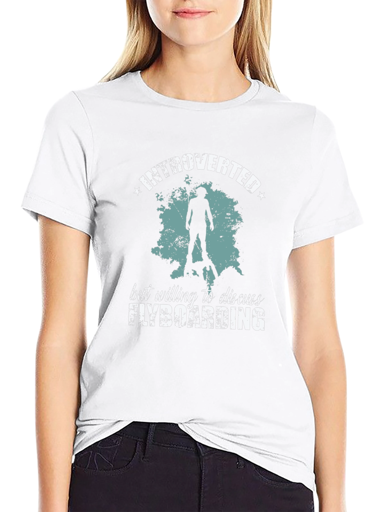 Introverted Flyboarding Graphic T-Shirt