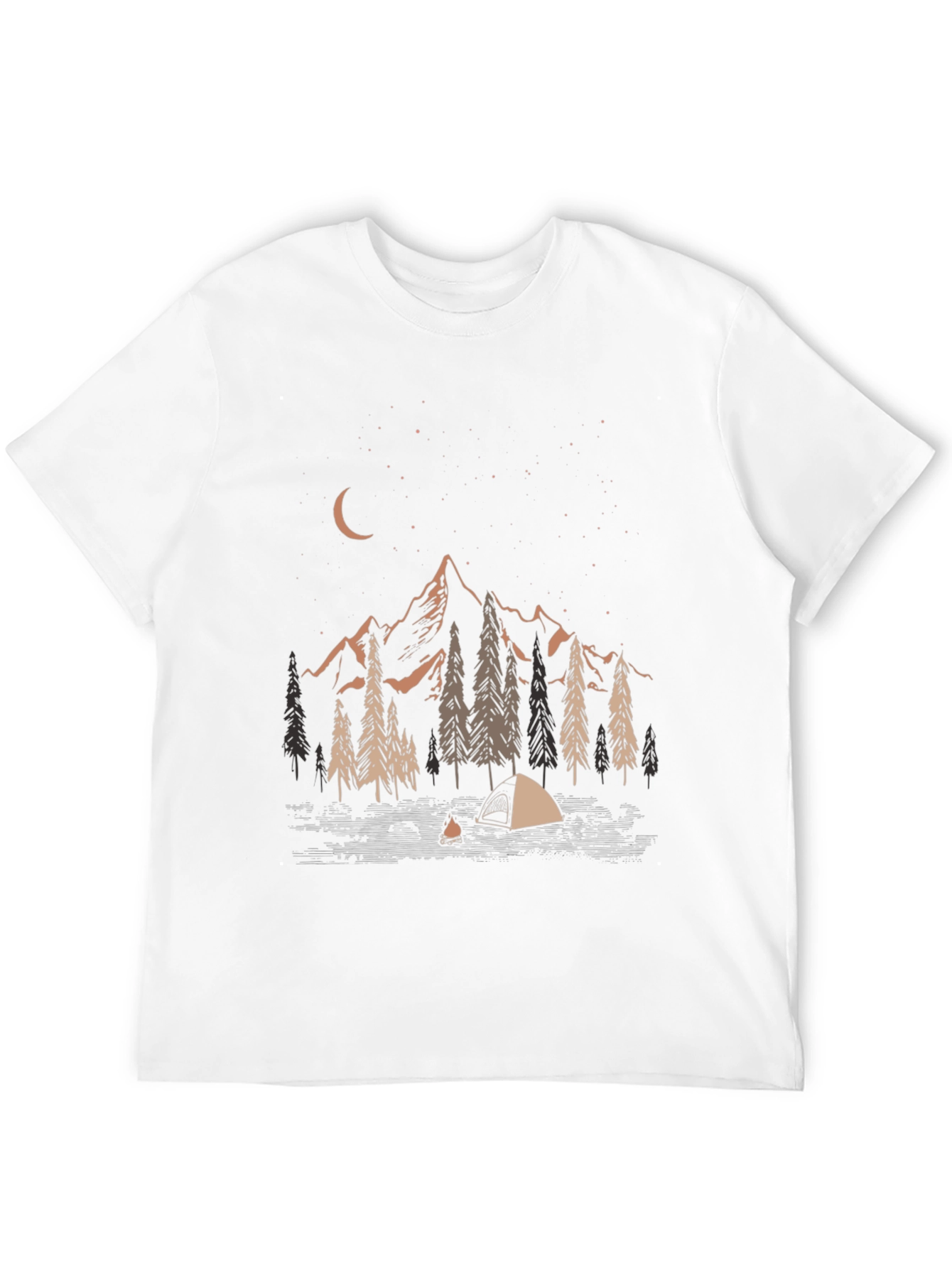 Night Camping Graphic Tee - Adventure Ready
