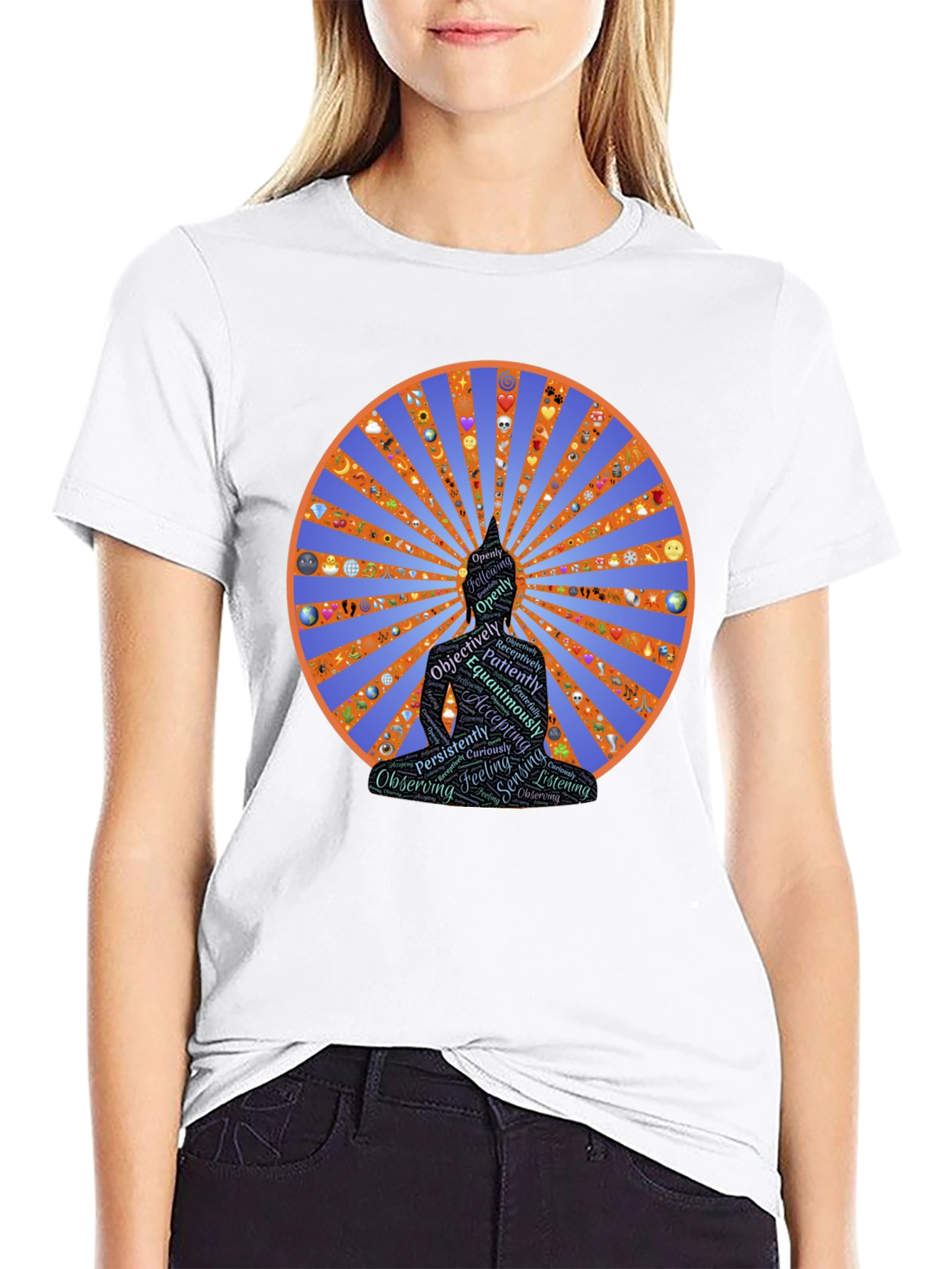Meditative Buddha T-Shirt - Spiritual Design