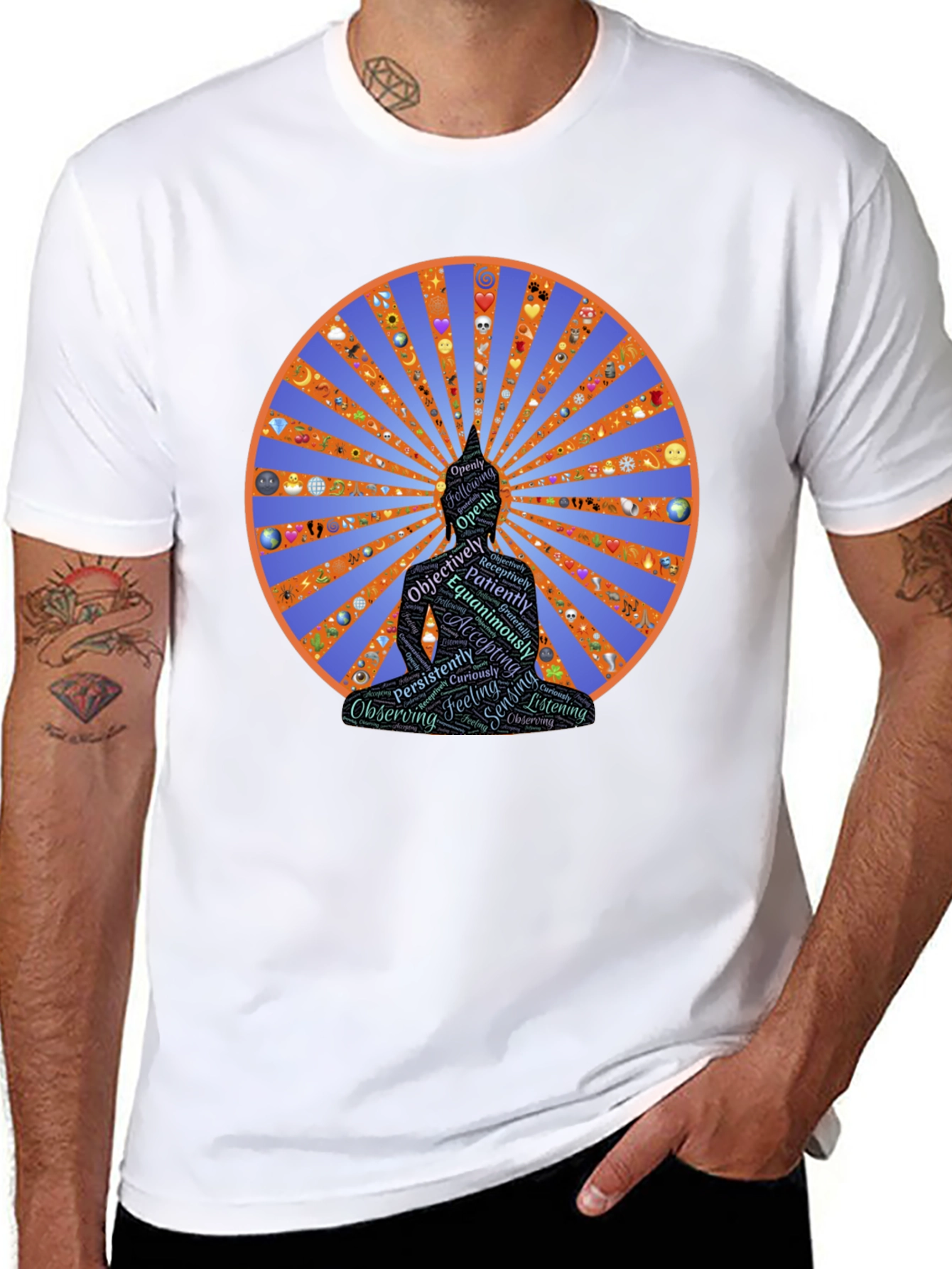 Meditative Buddha T-Shirt - Spiritual Design