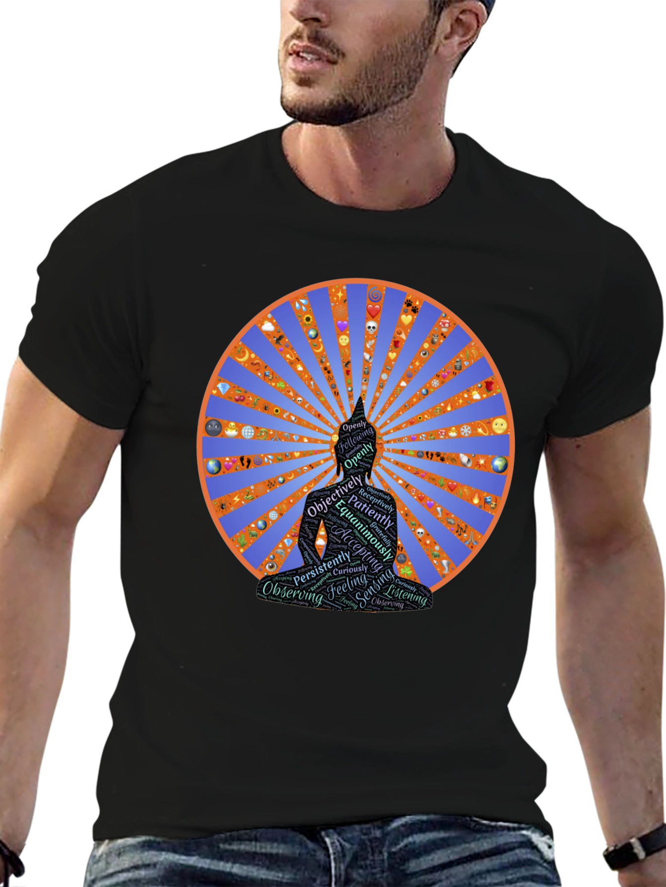 Meditative Buddha T-Shirt - Spiritual Design