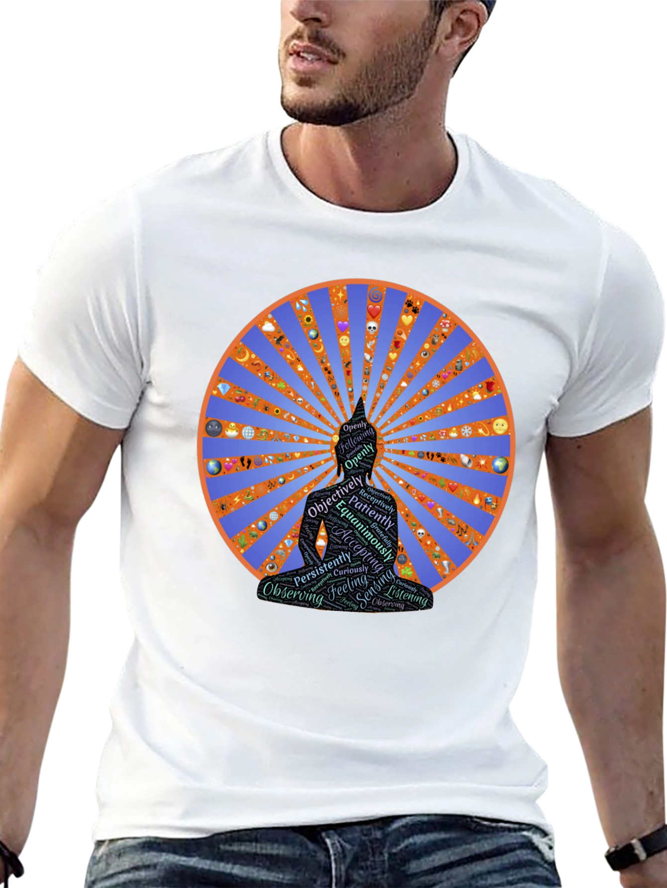 Meditative Buddha T-Shirt - Spiritual Design