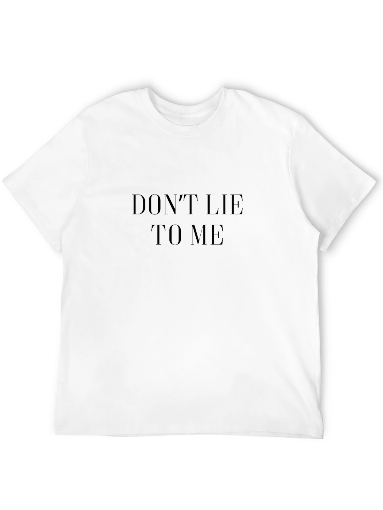 Dont Lie To Me Black Tee