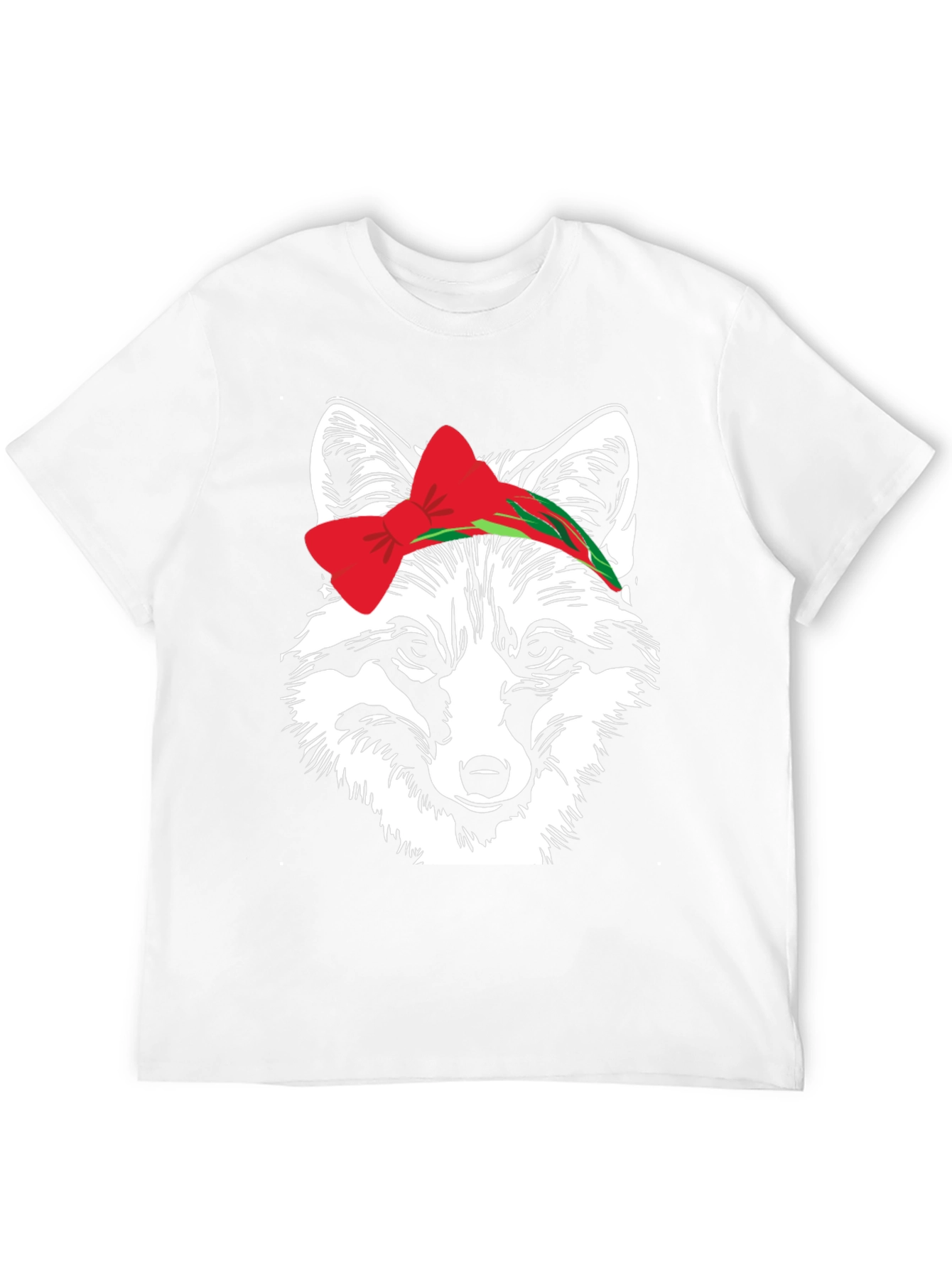 Fox Head T-Shirt with Bow