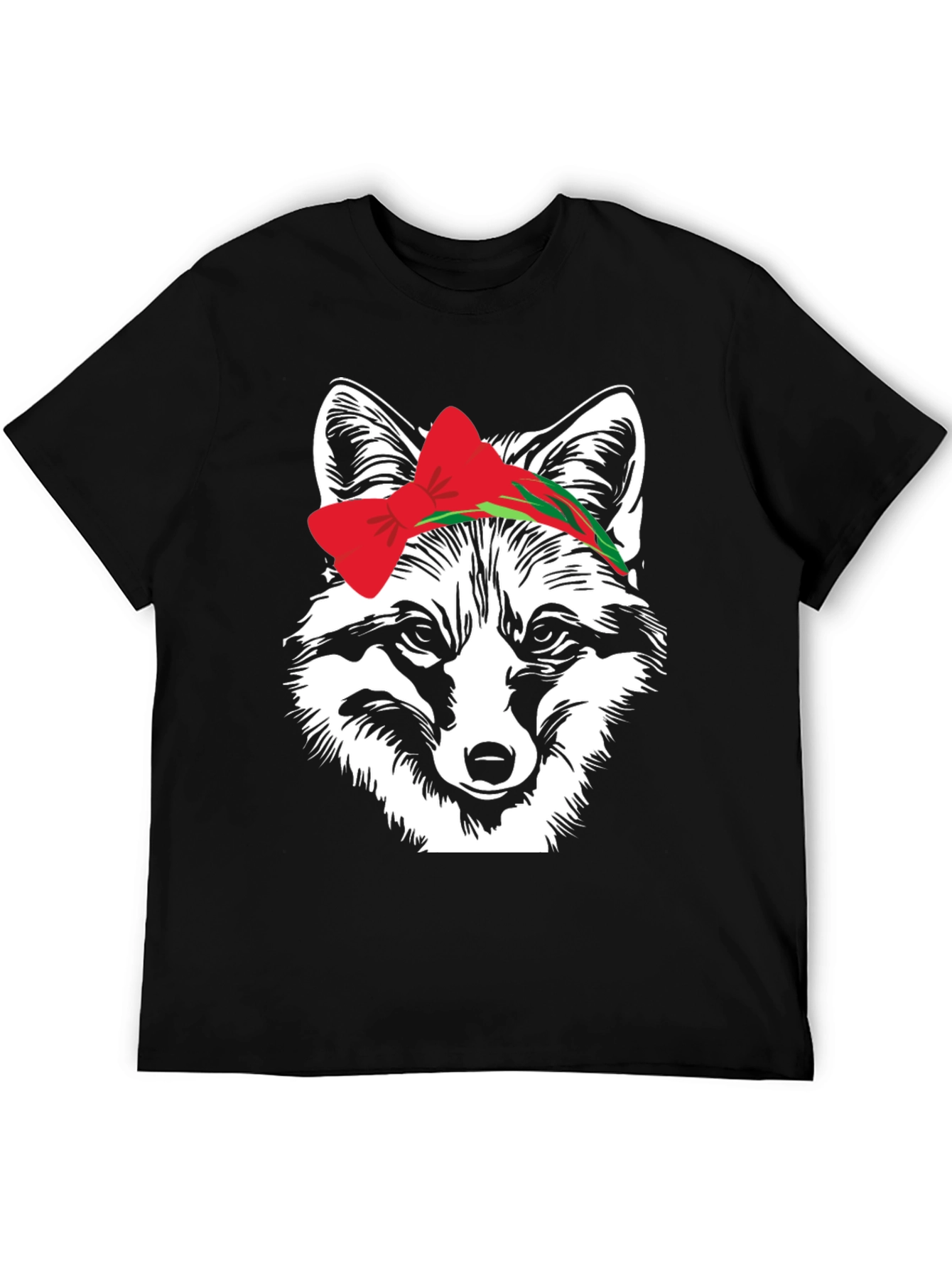 Fox Head T-Shirt with Bow