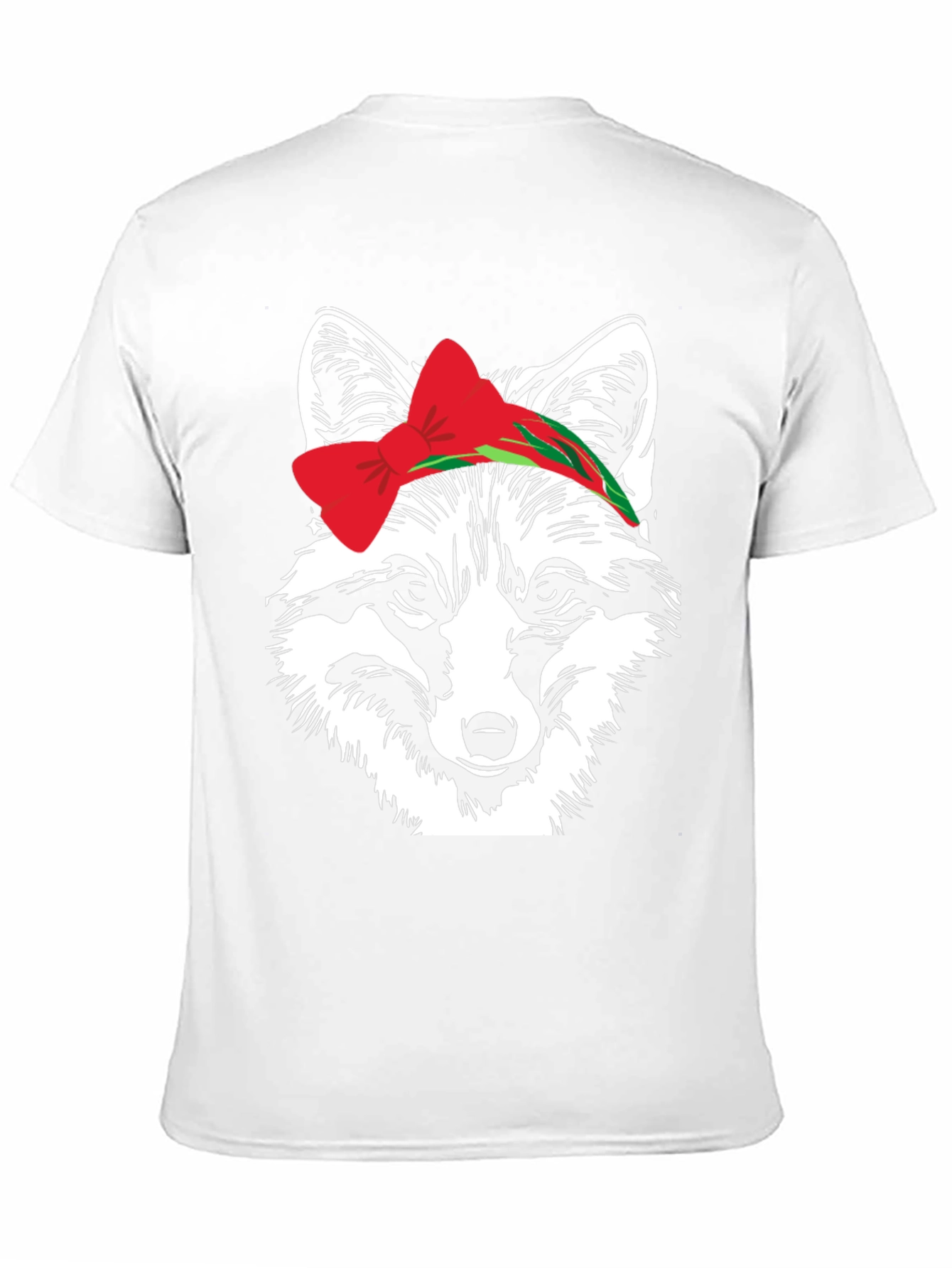 Fox Head T-Shirt with Bow