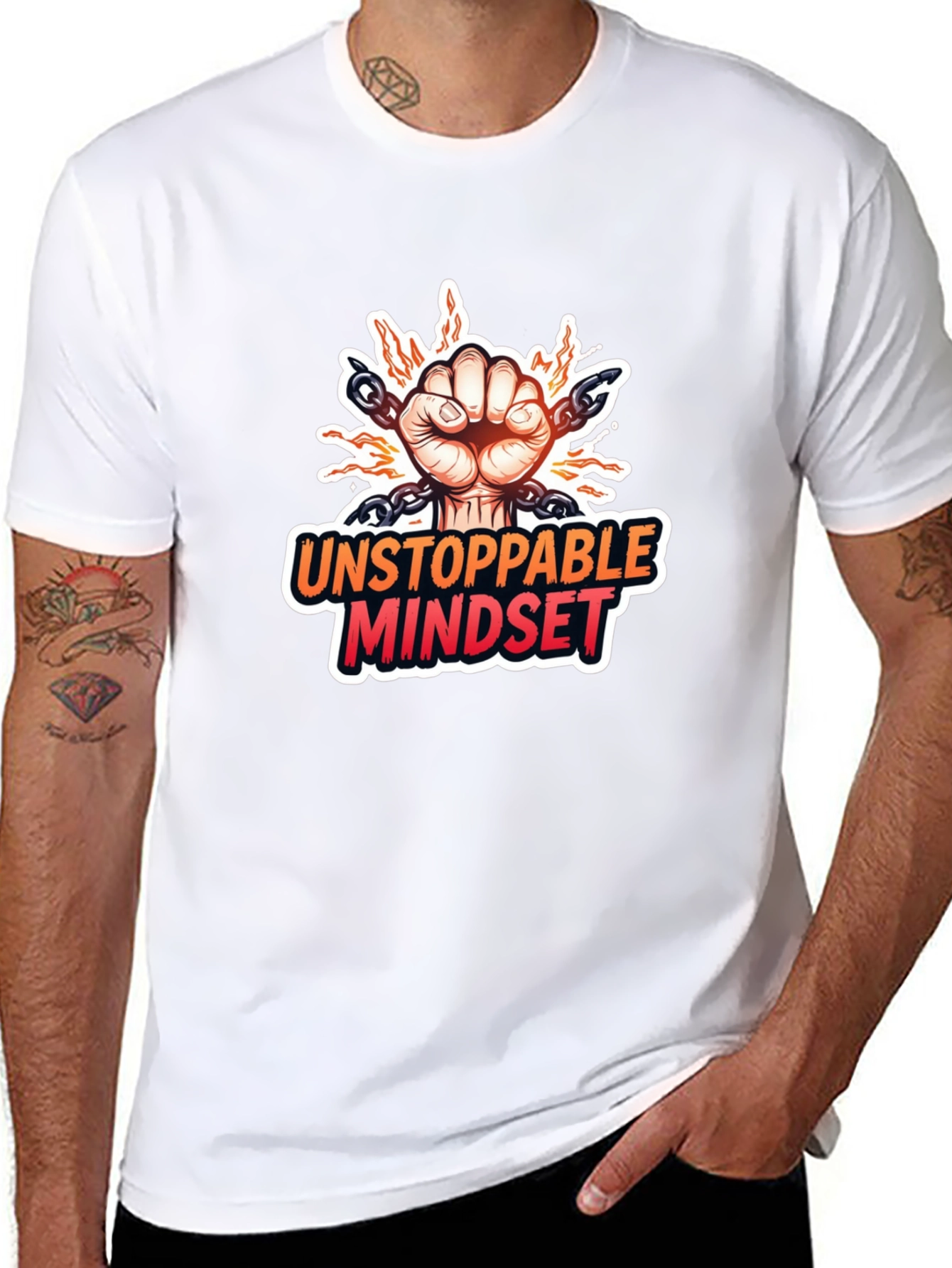 Unstoppable Mindset Graphic T-Shirt