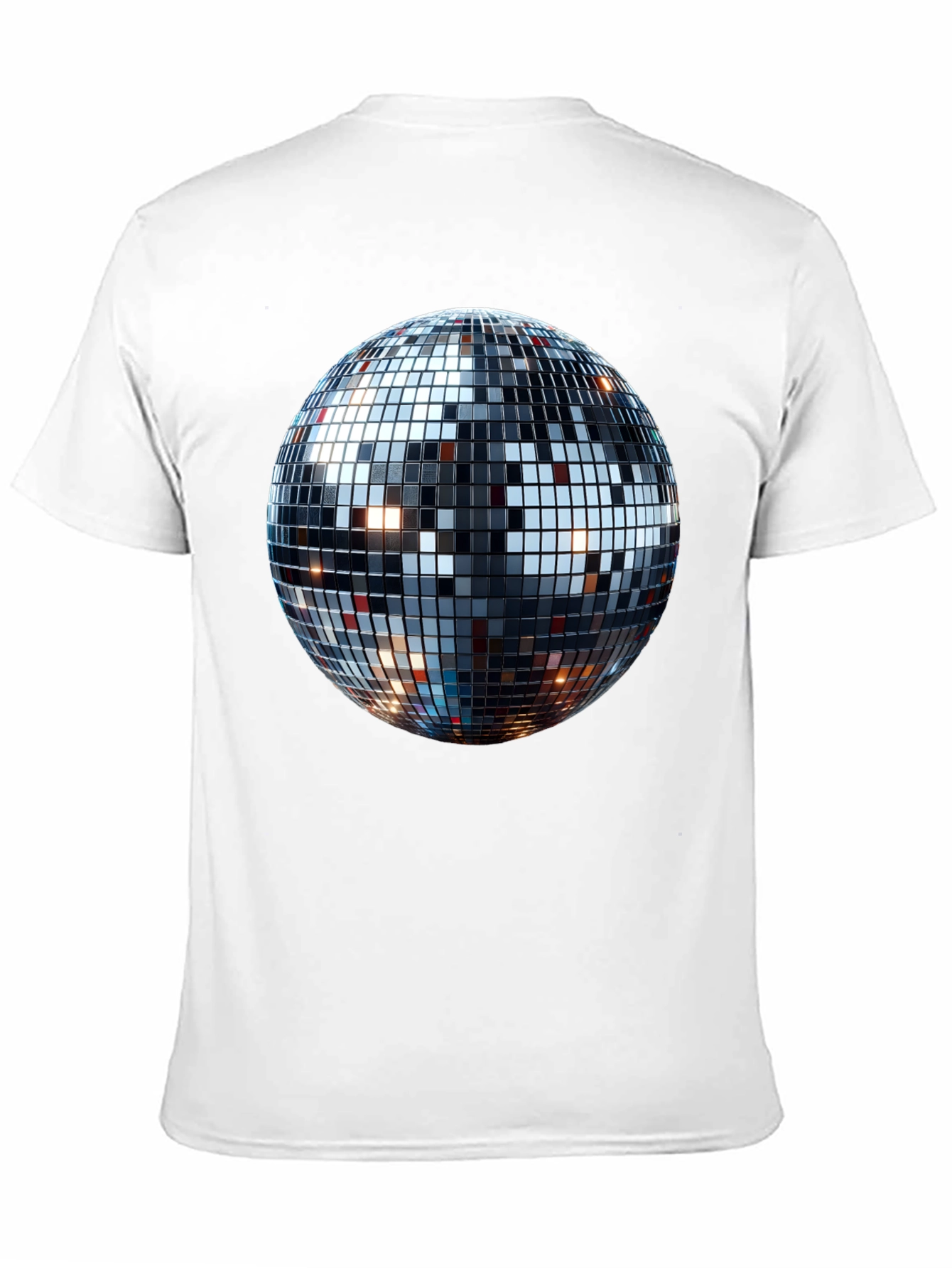 Disco Ball Graphic Tee - Mens Black T-Shirt