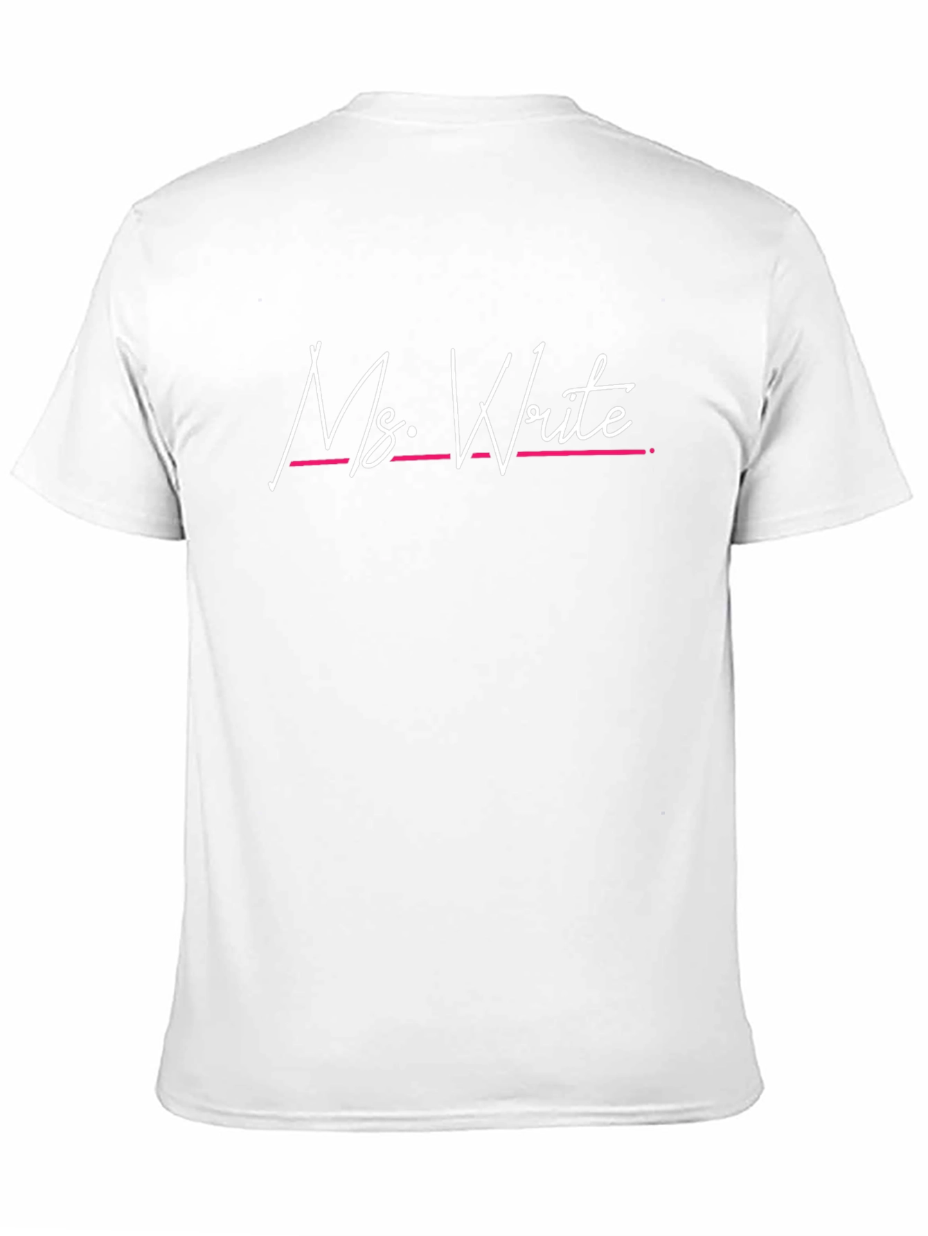 Ms. Write T-Shirt - Black Cotton Graphic Tee