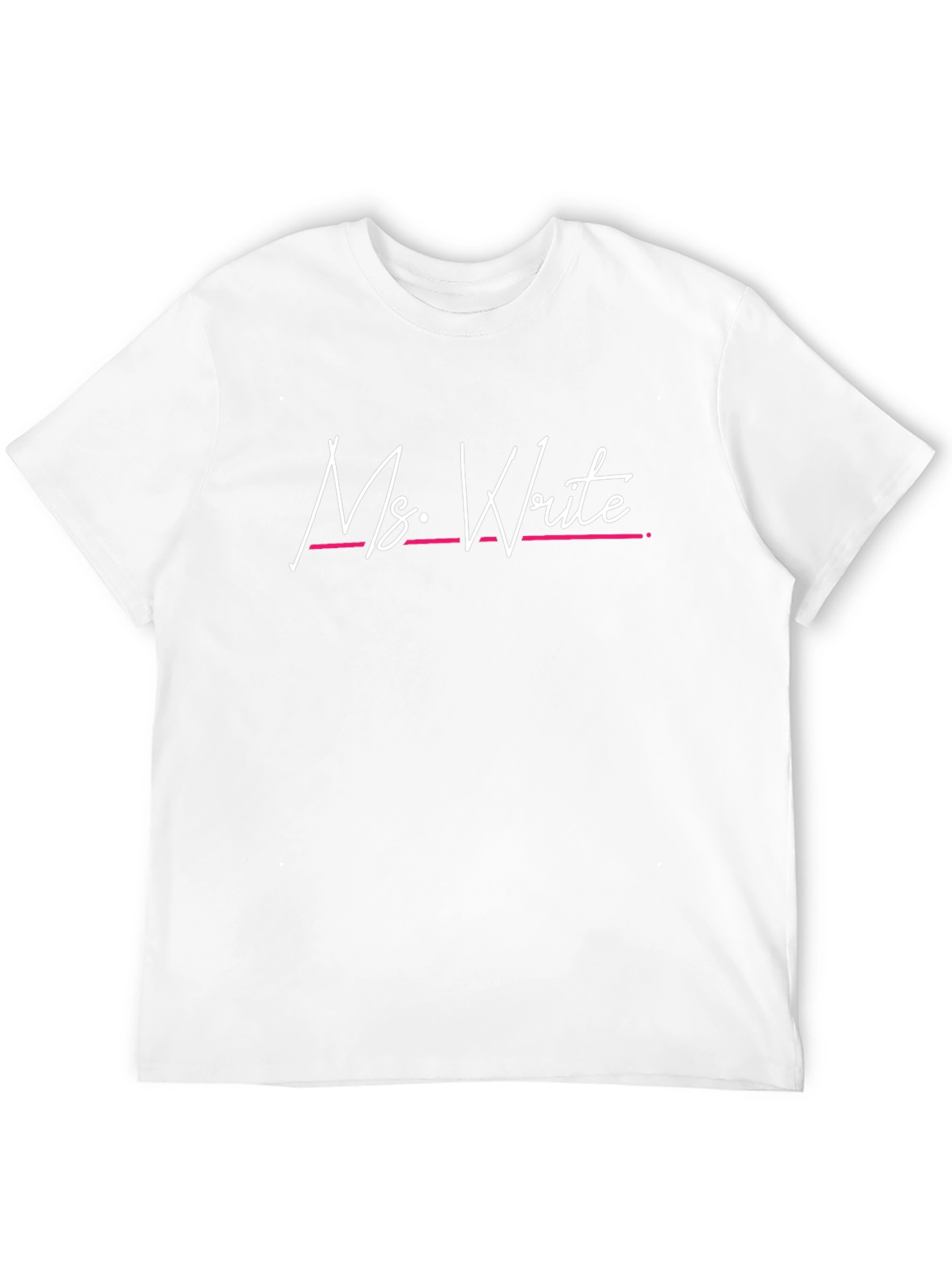 Ms. Write T-Shirt - Black Cotton Graphic Tee
