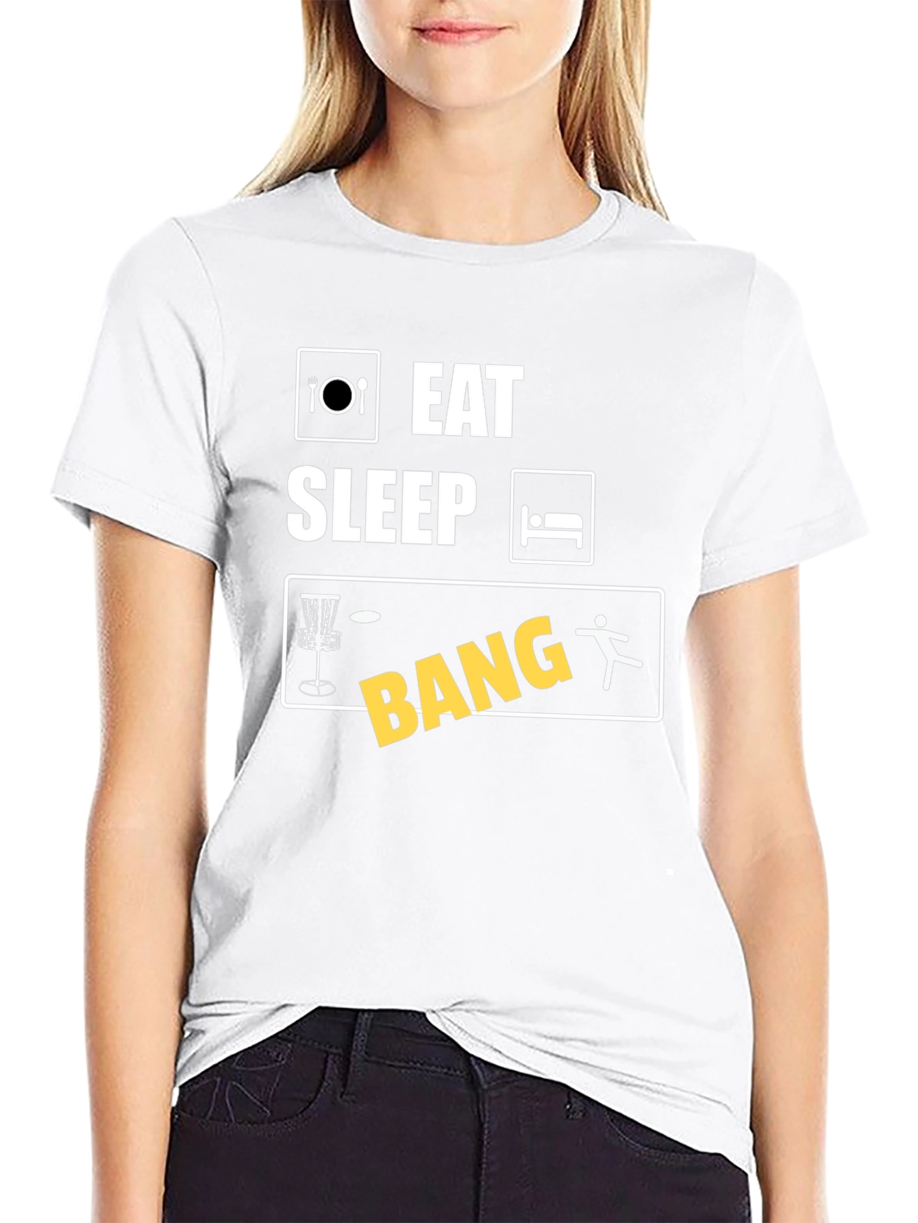Eat Sleep Disc Golf Bang T-Shirt