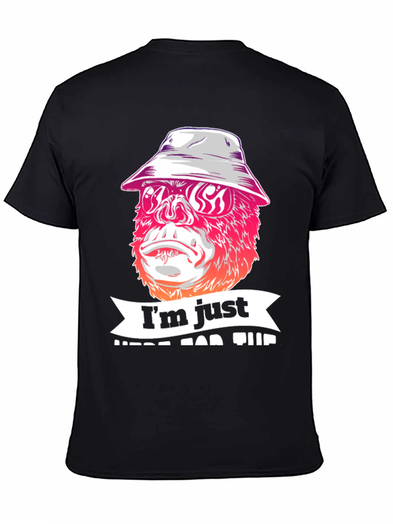 Im Just Here For The Vibes Graphic T-Shirt