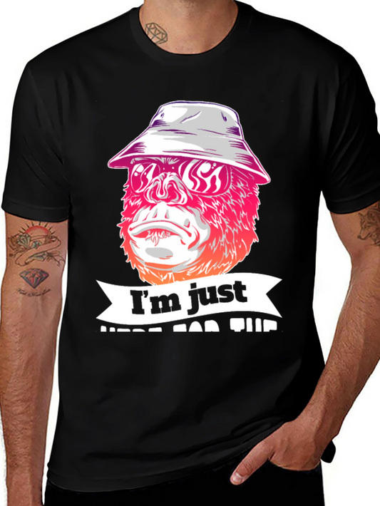 Im Just Here For The Vibes Graphic T-Shirt