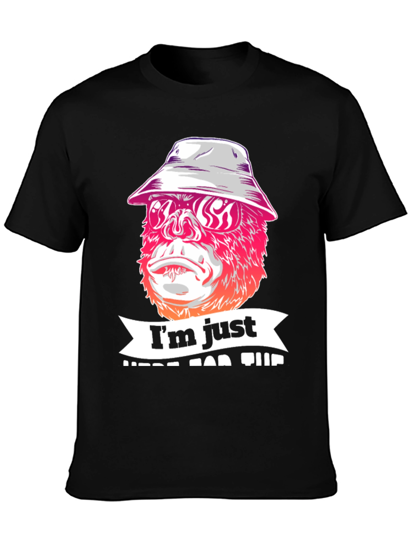 Im Just Here For The Vibes Graphic T-Shirt