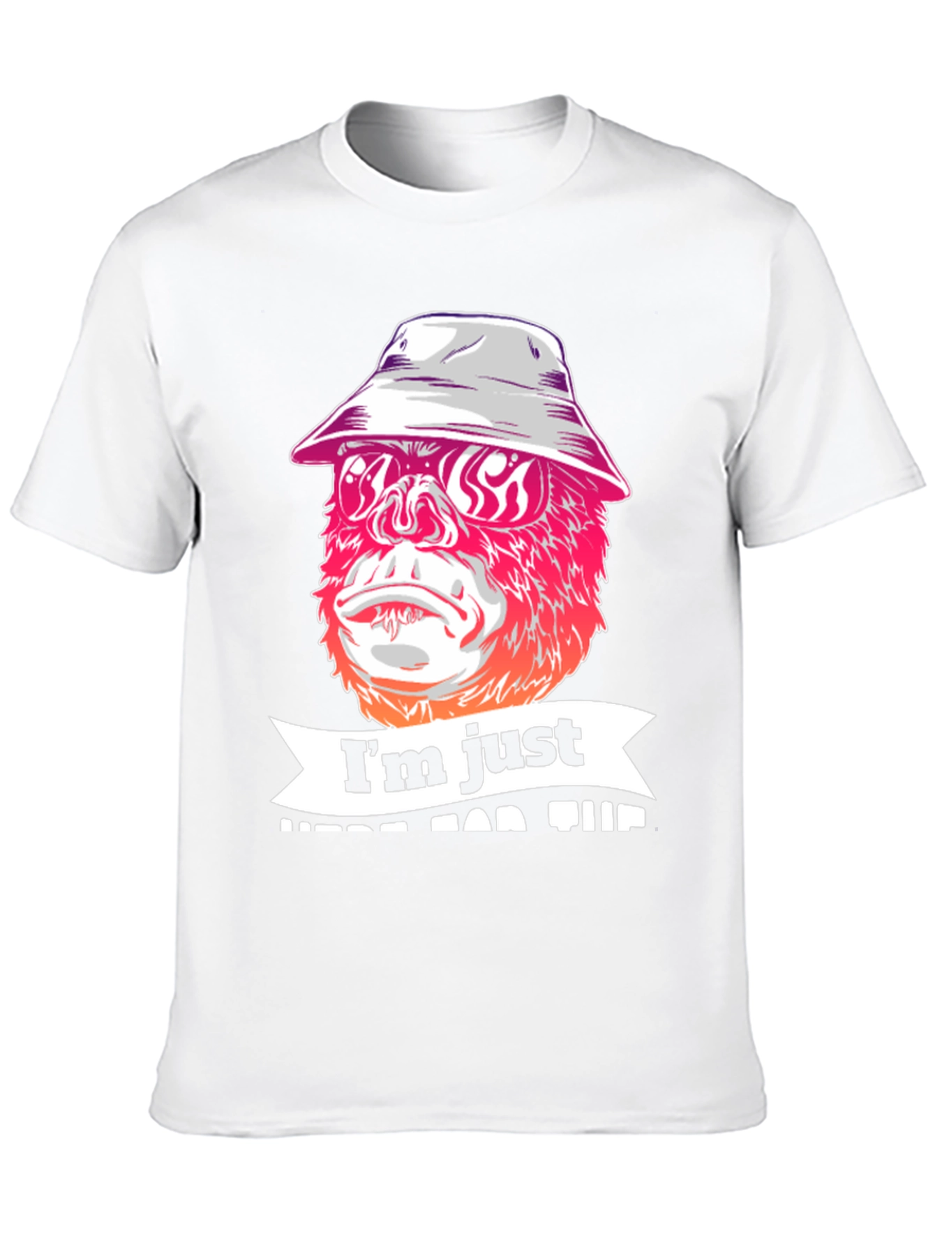 Im Just Here For The Vibes Graphic T-Shirt