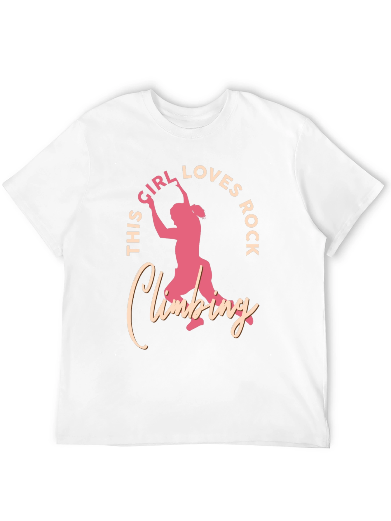Rock Climbing Girl T-Shirt - Loves Rock