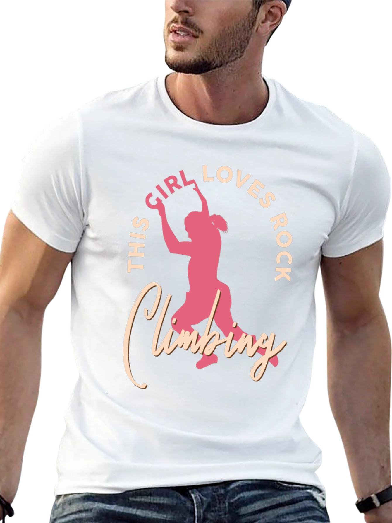 Rock Climbing Girl T-Shirt - Loves Rock