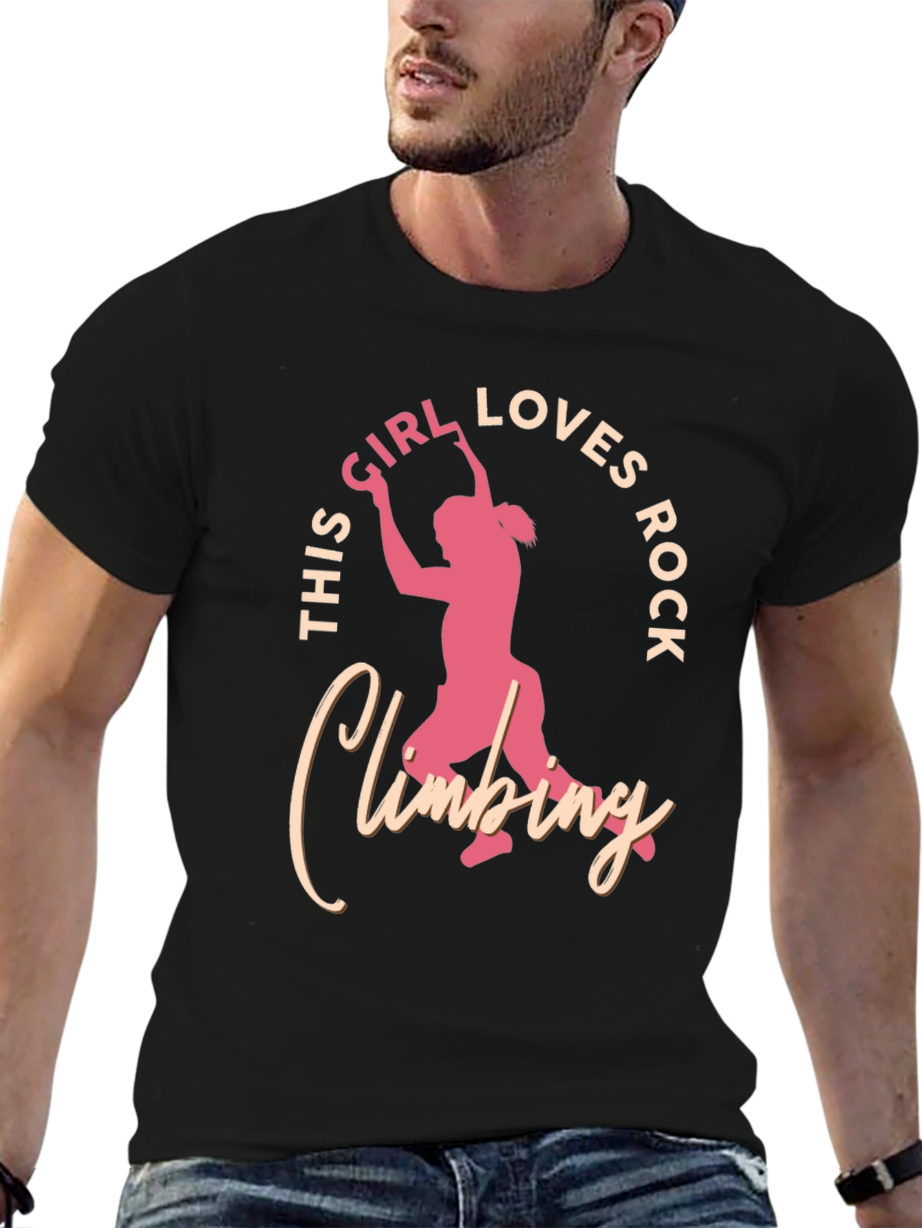 Rock Climbing Girl T-Shirt - Loves Rock