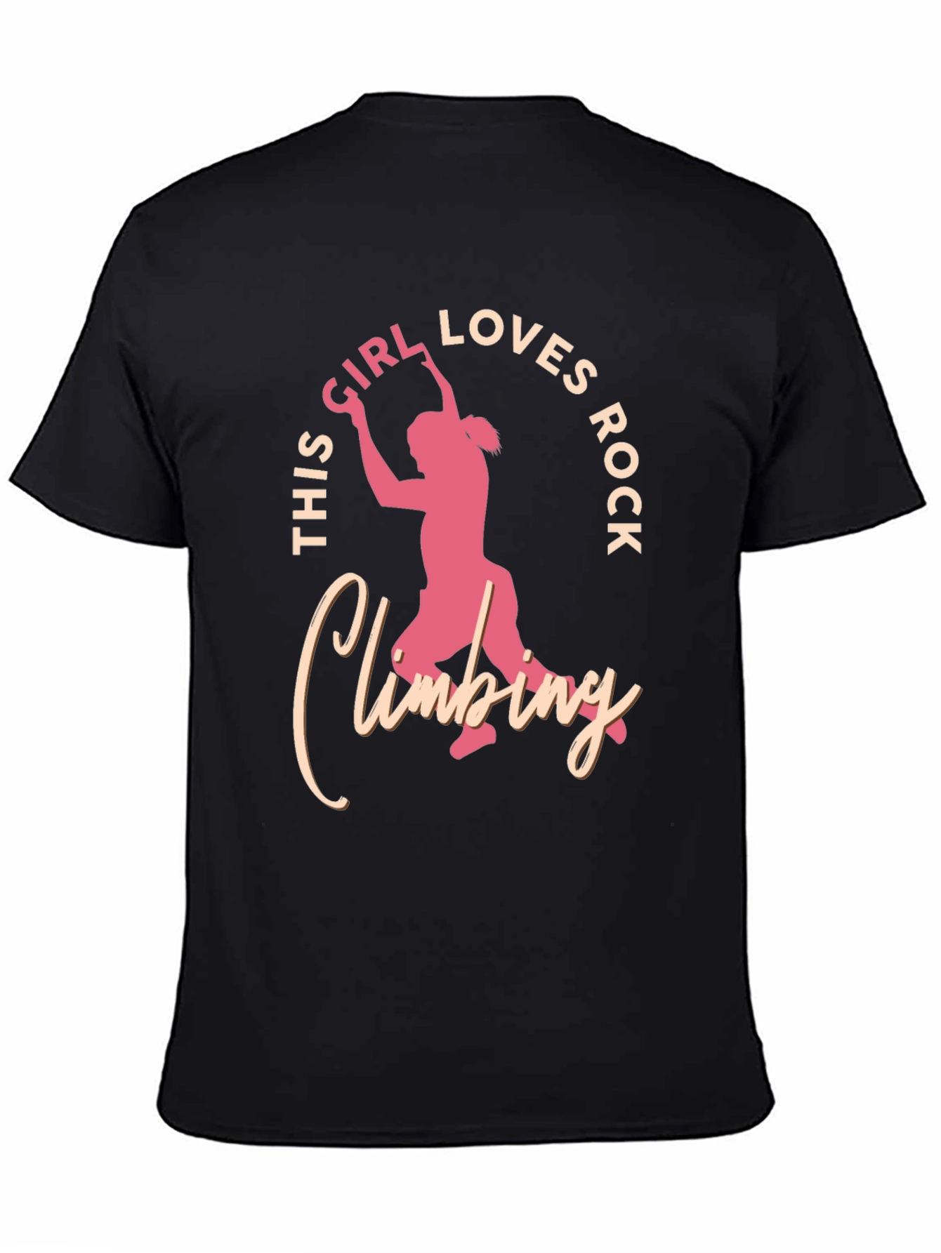 Rock Climbing Girl T-Shirt - Loves Rock