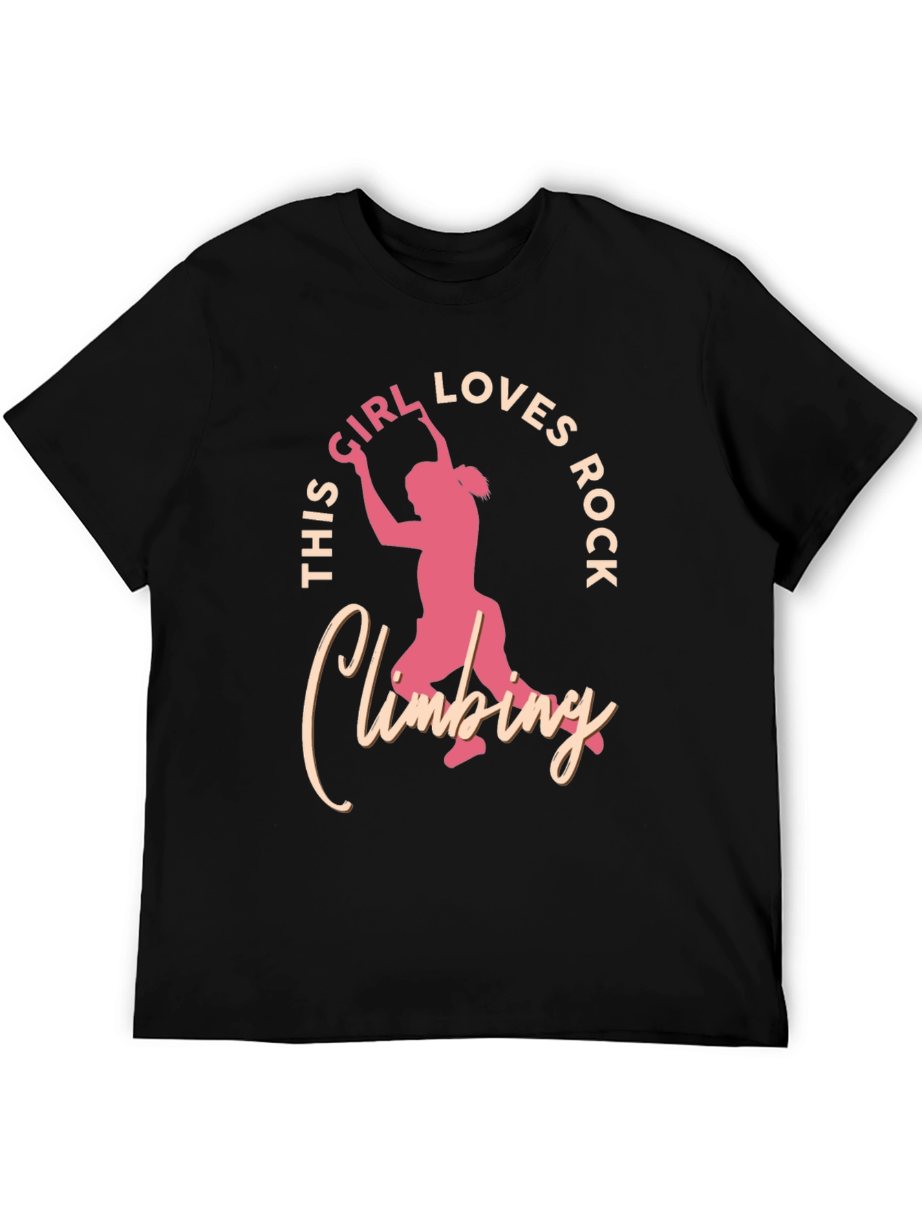 Rock Climbing Girl T-Shirt - Loves Rock