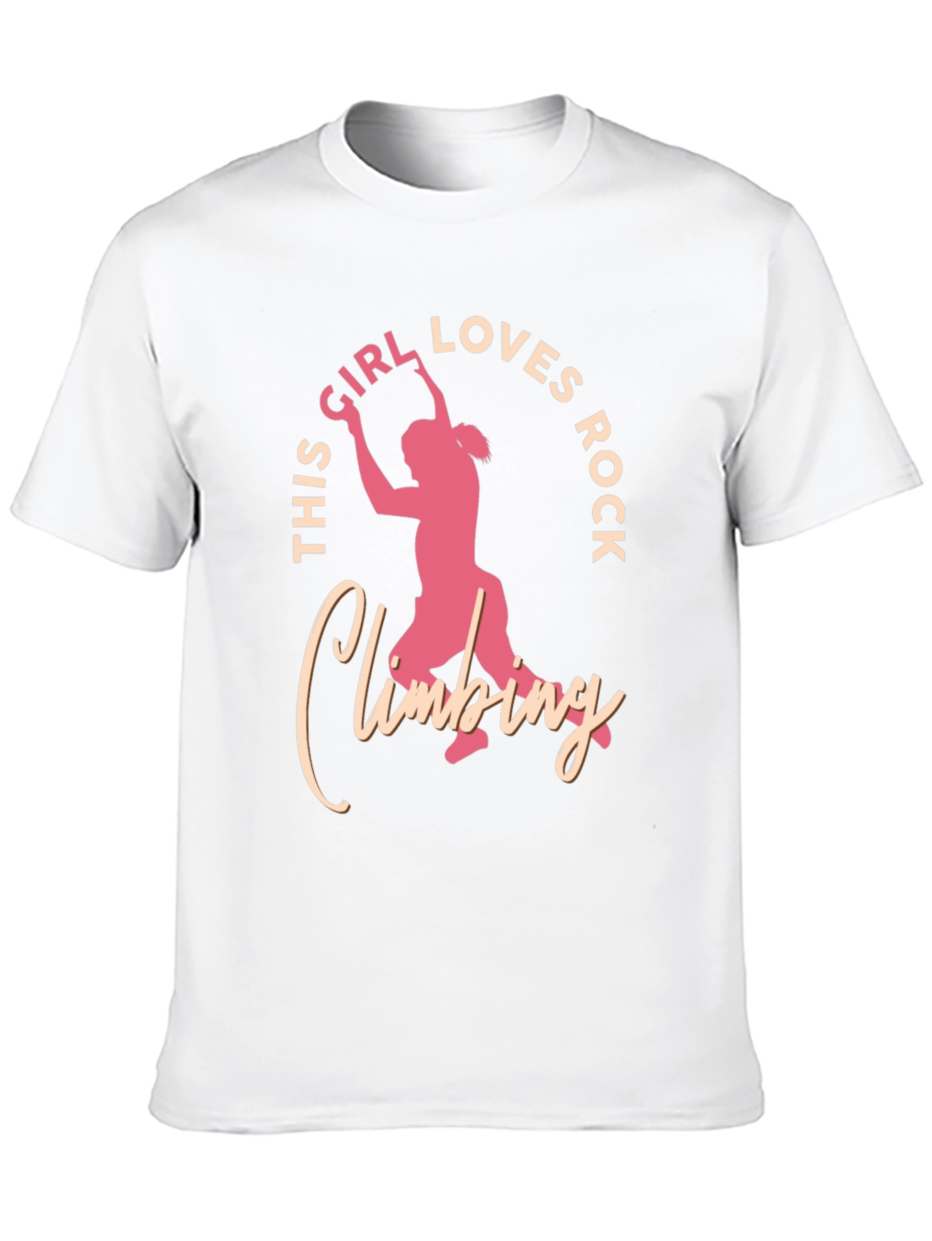 Rock Climbing Girl T-Shirt - Loves Rock