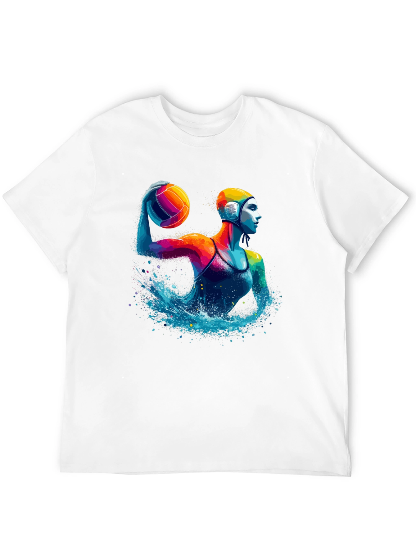 Water Polo Player Graphic T-Shirt