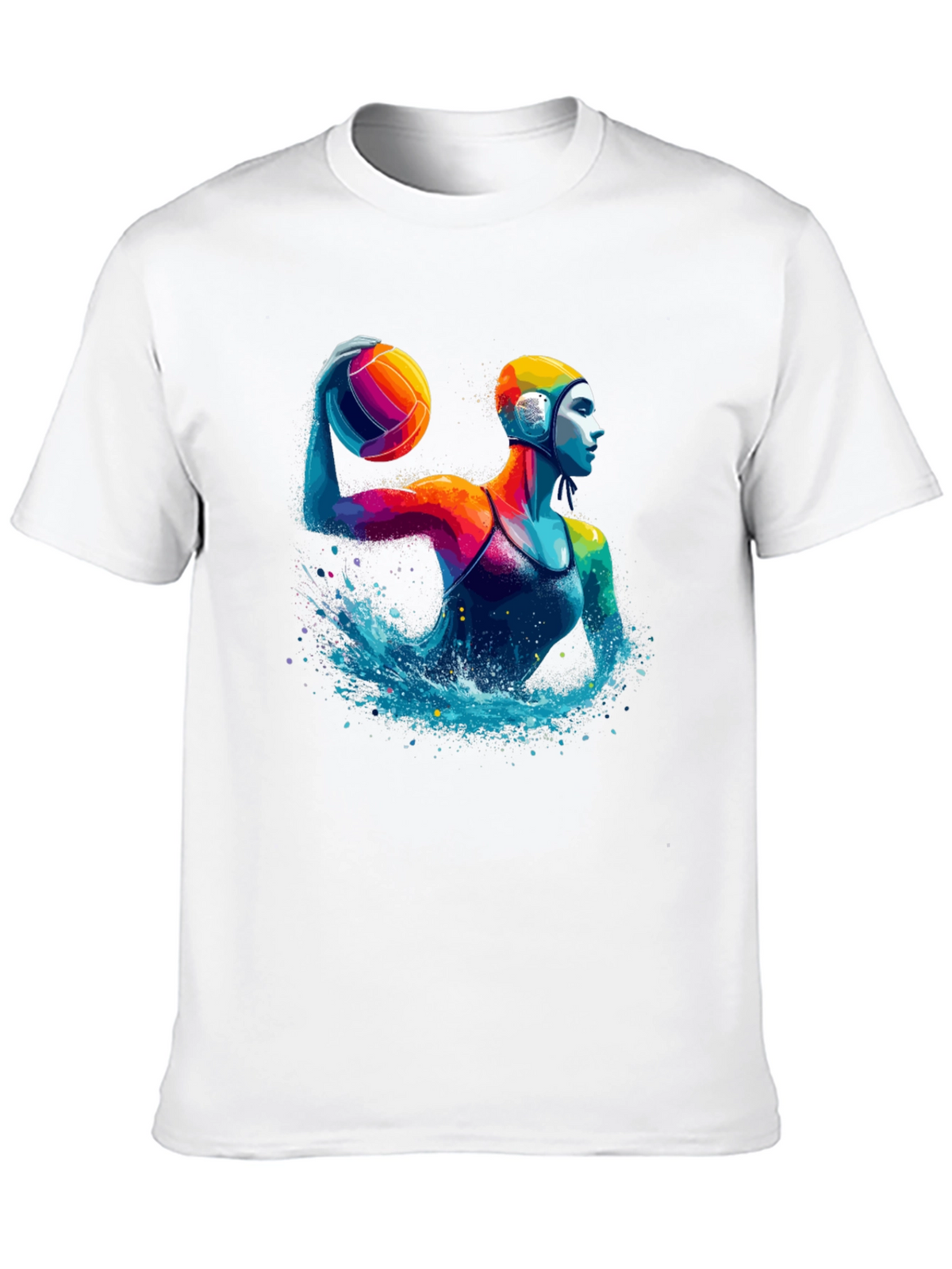 Water Polo Player Graphic T-Shirt