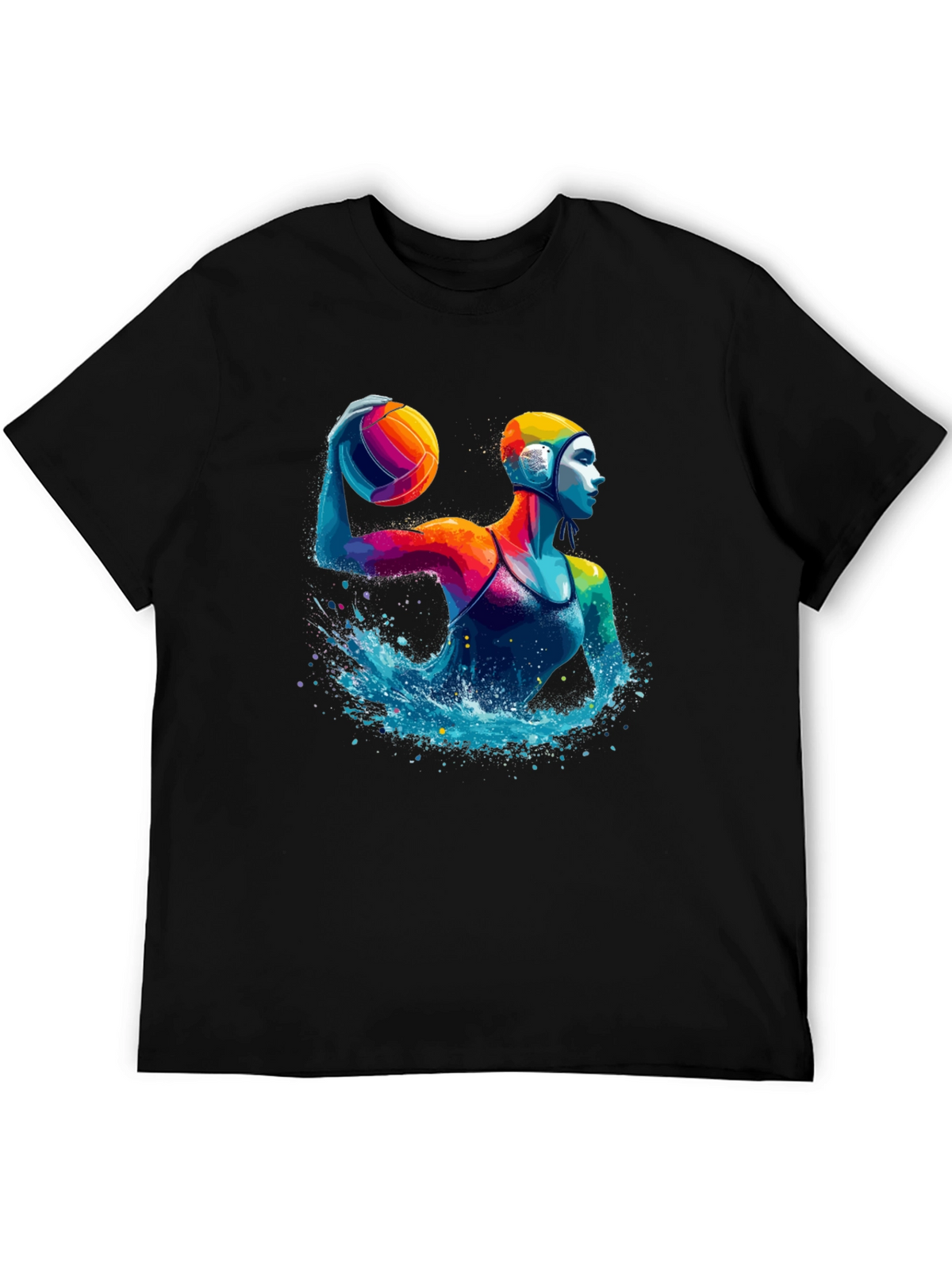 Water Polo Player Graphic T-Shirt