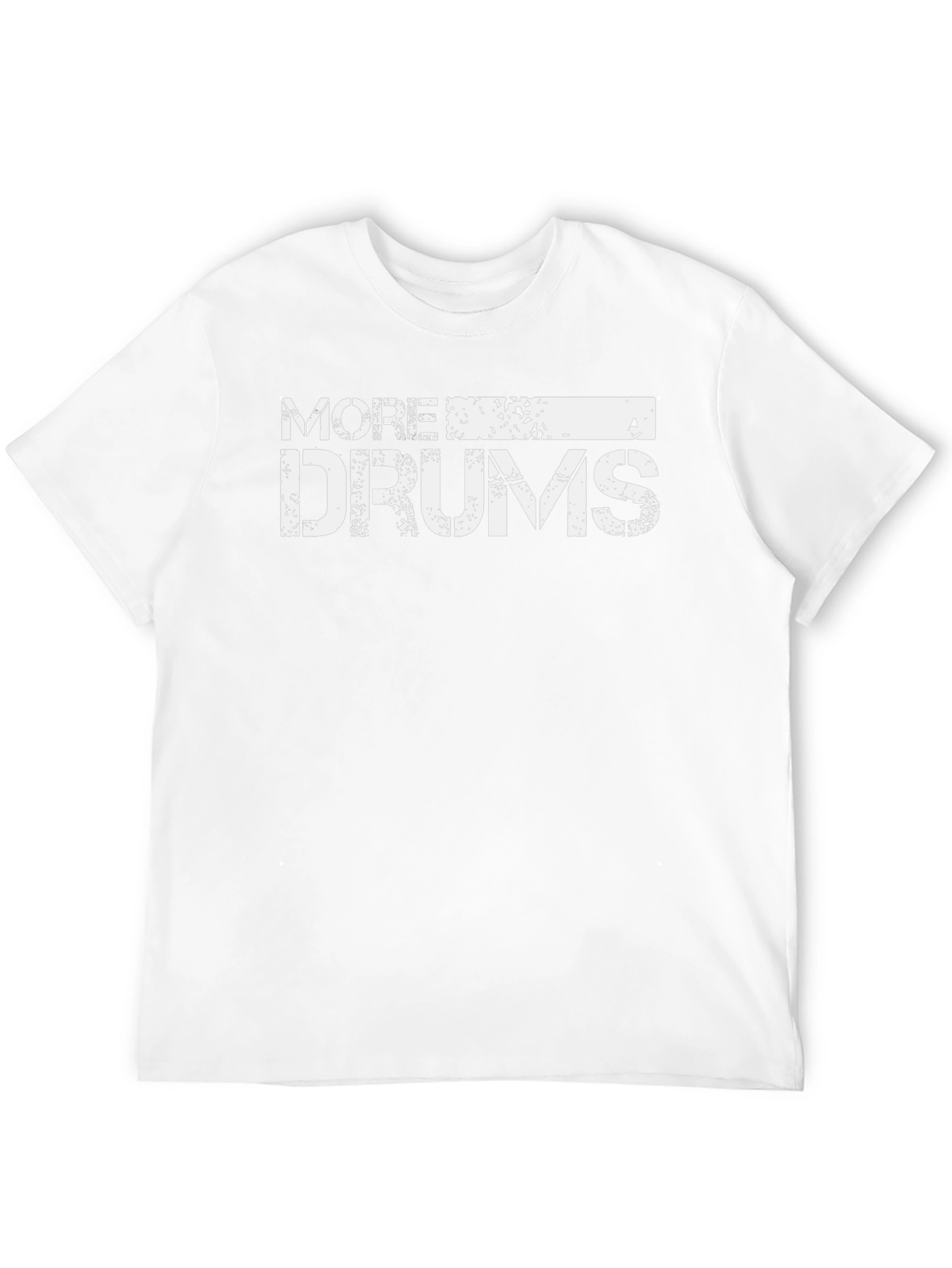 More Drums T-Shirt - Distressed Style