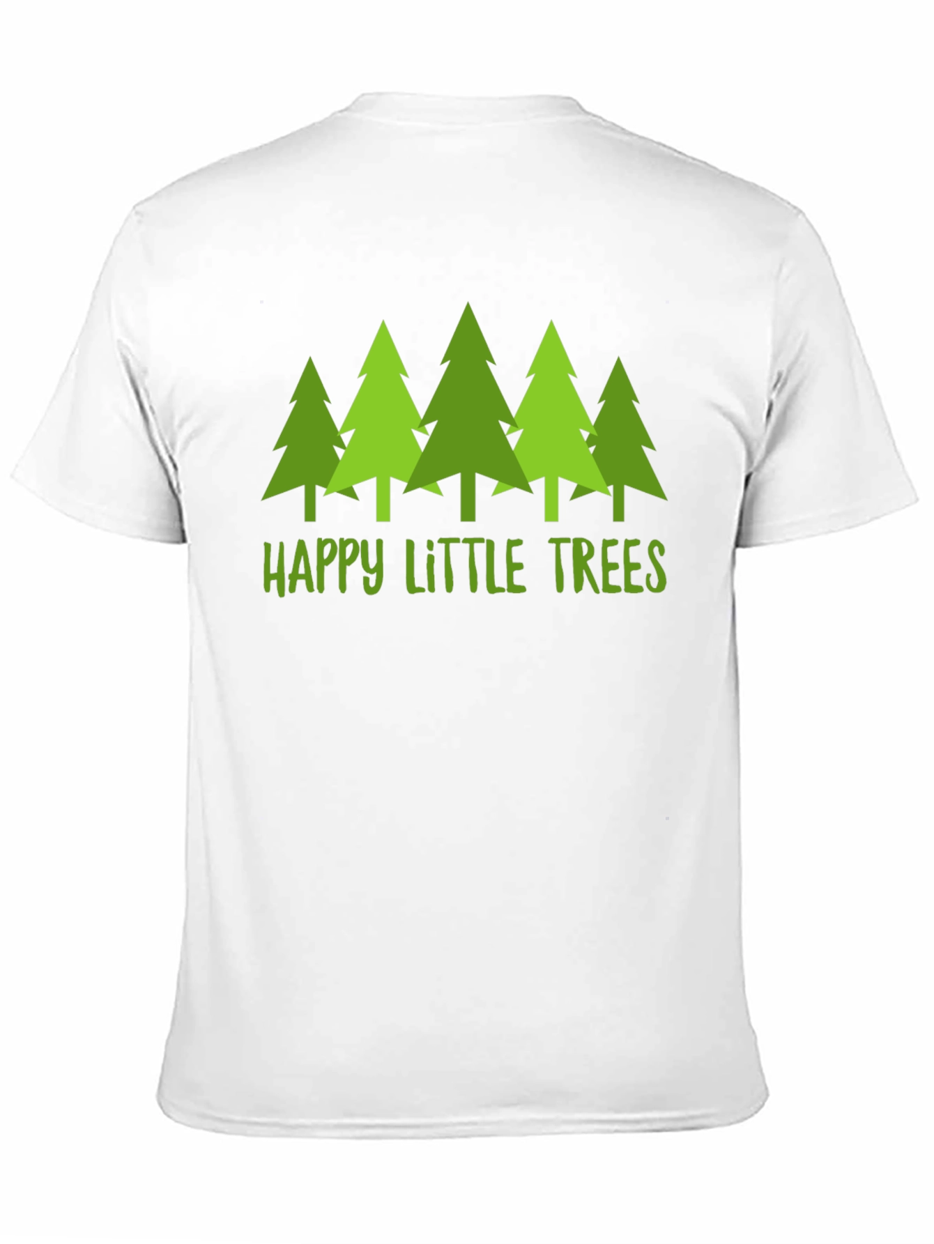 Happy Little Trees Graphic T-Shirt - Nature Lover Tee