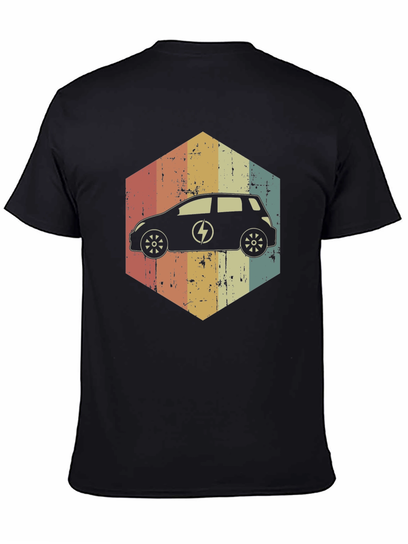 Electric Car Retro T-Shirt - Eco-Friendly Fashion