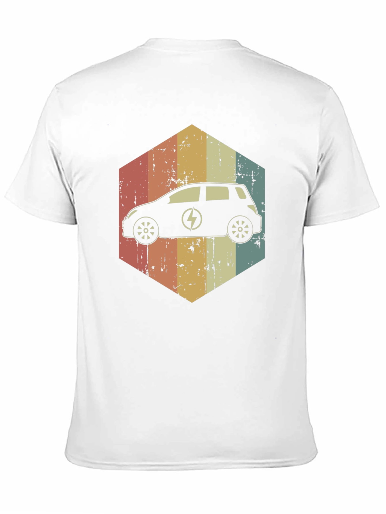Electric Car Retro T-Shirt - Eco-Friendly Fashion