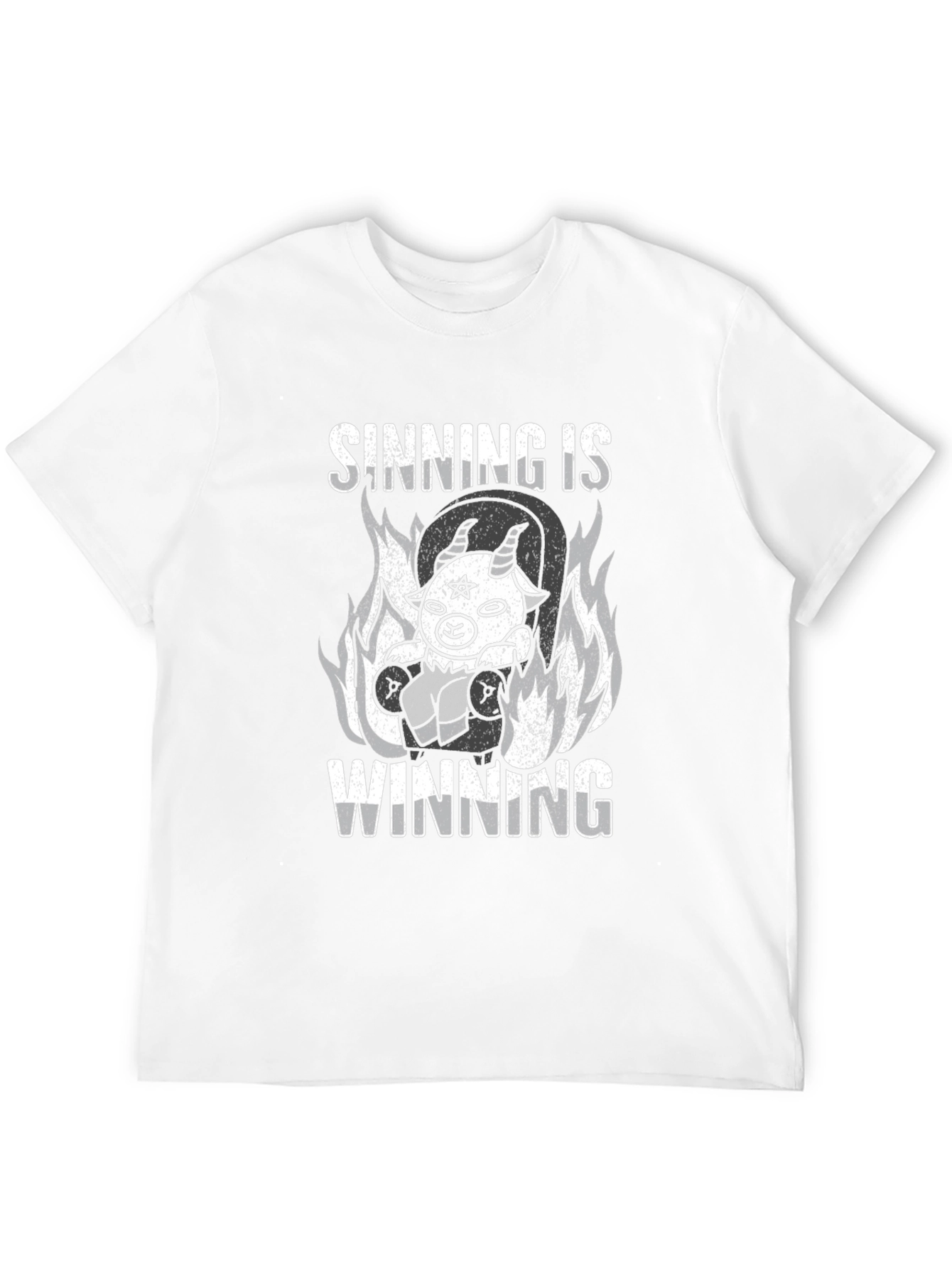Sinning Is Winning Graphic T-Shirt
