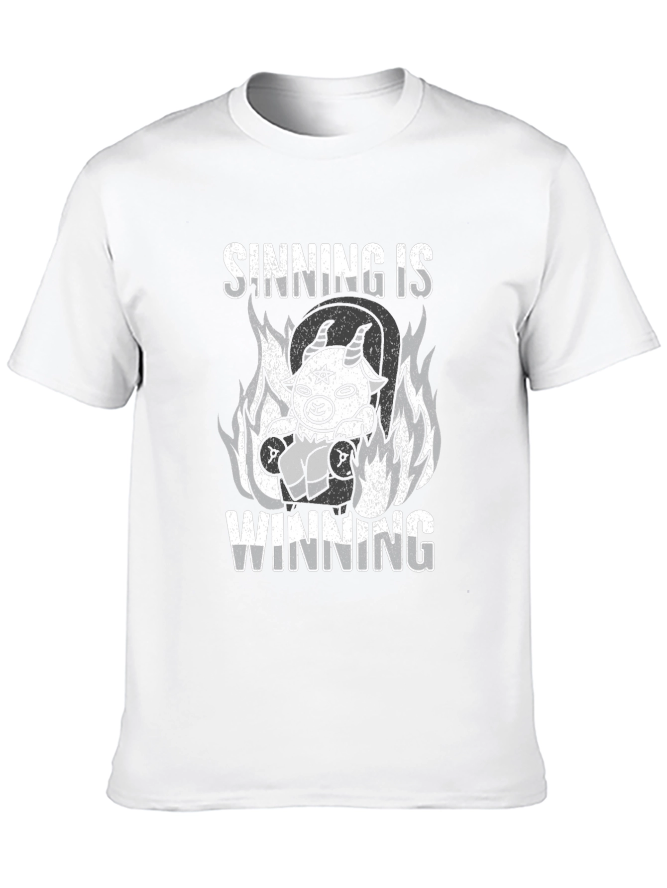 Sinning Is Winning Graphic T-Shirt