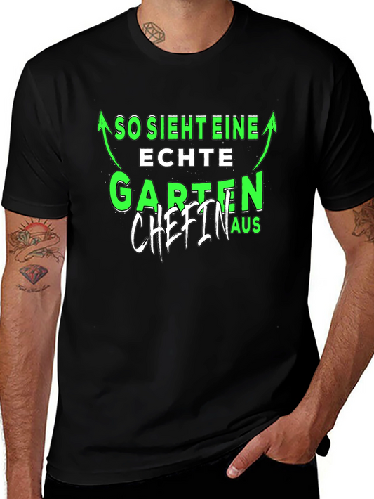 Garten Chefin Graphic Tee - Black