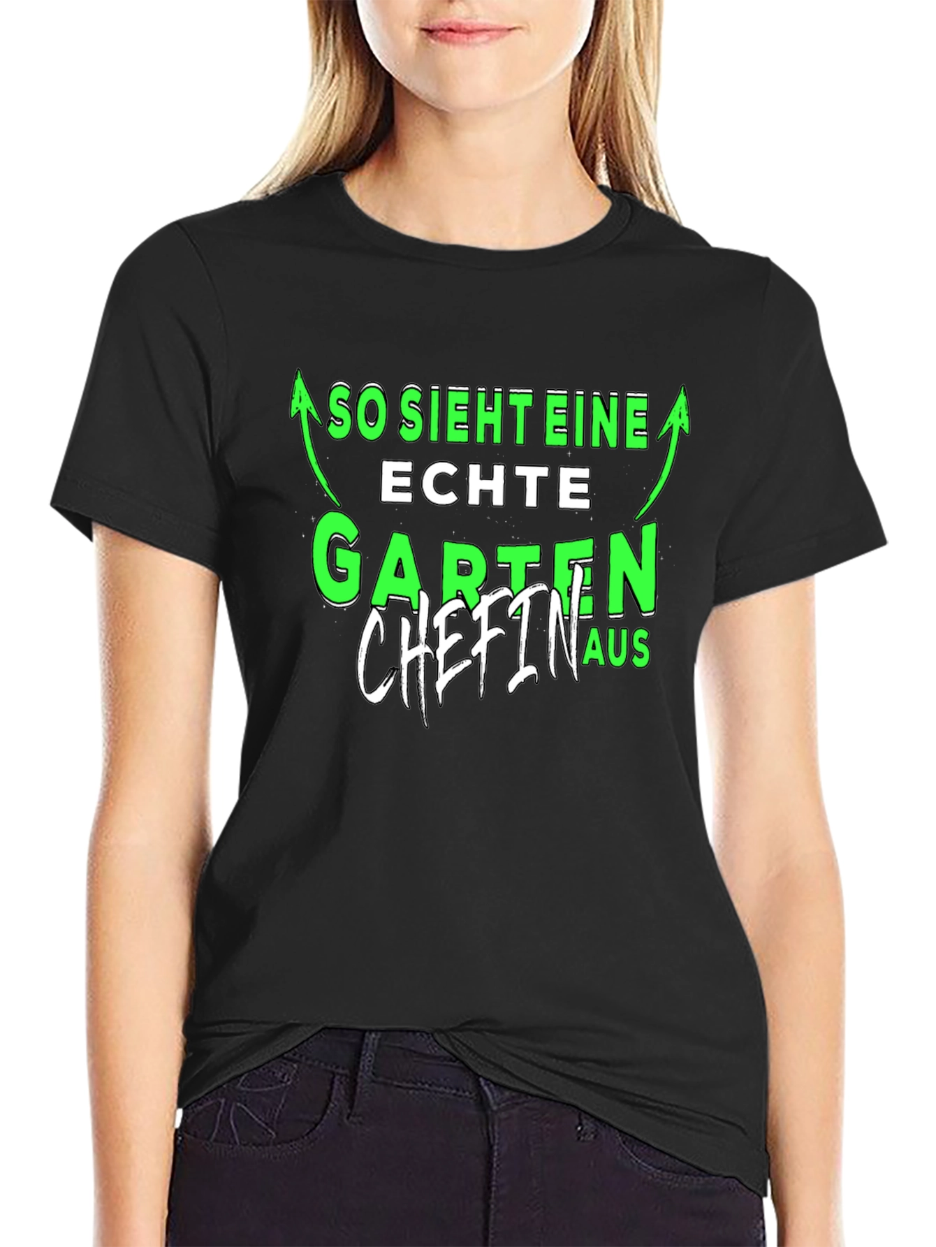 Garten Chefin Graphic Tee - Black