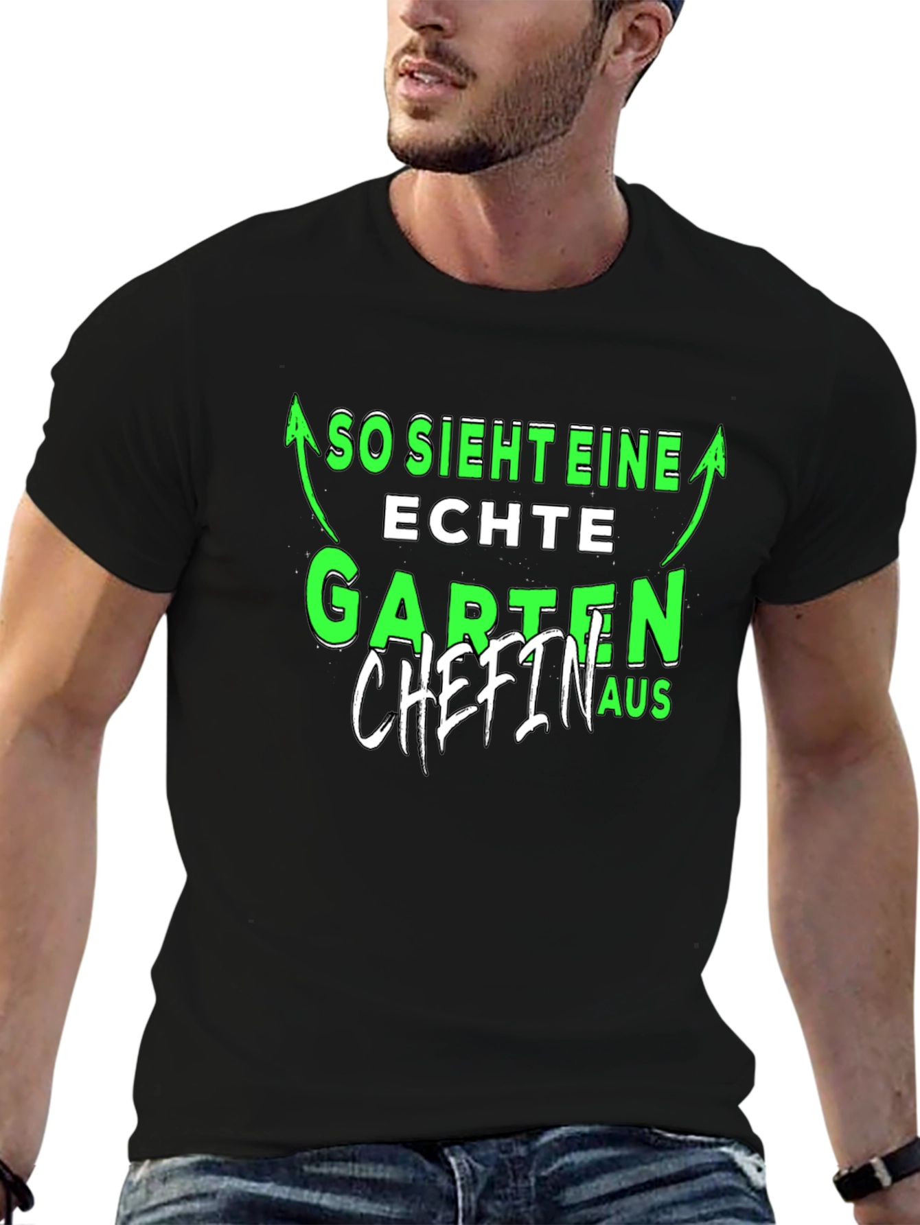 Garten Chefin Graphic Tee - Black