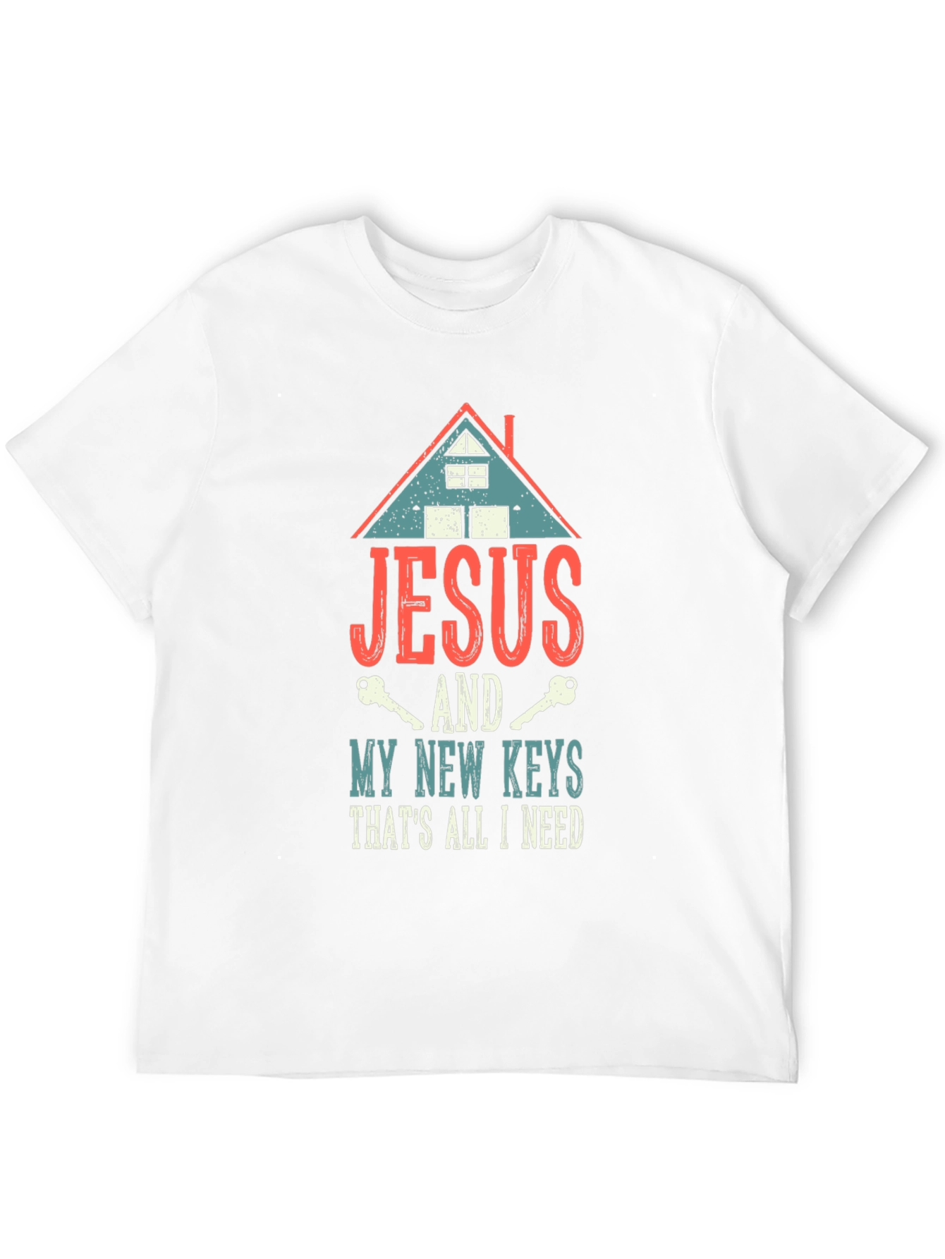 Jesus and My New Keys Graphic T-Shirt