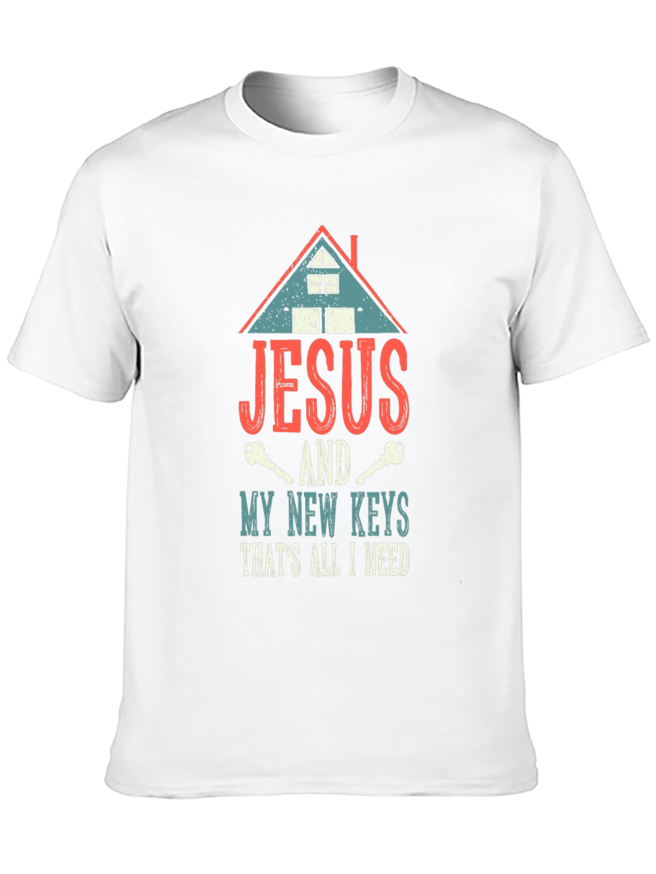 Jesus and My New Keys Graphic T-Shirt