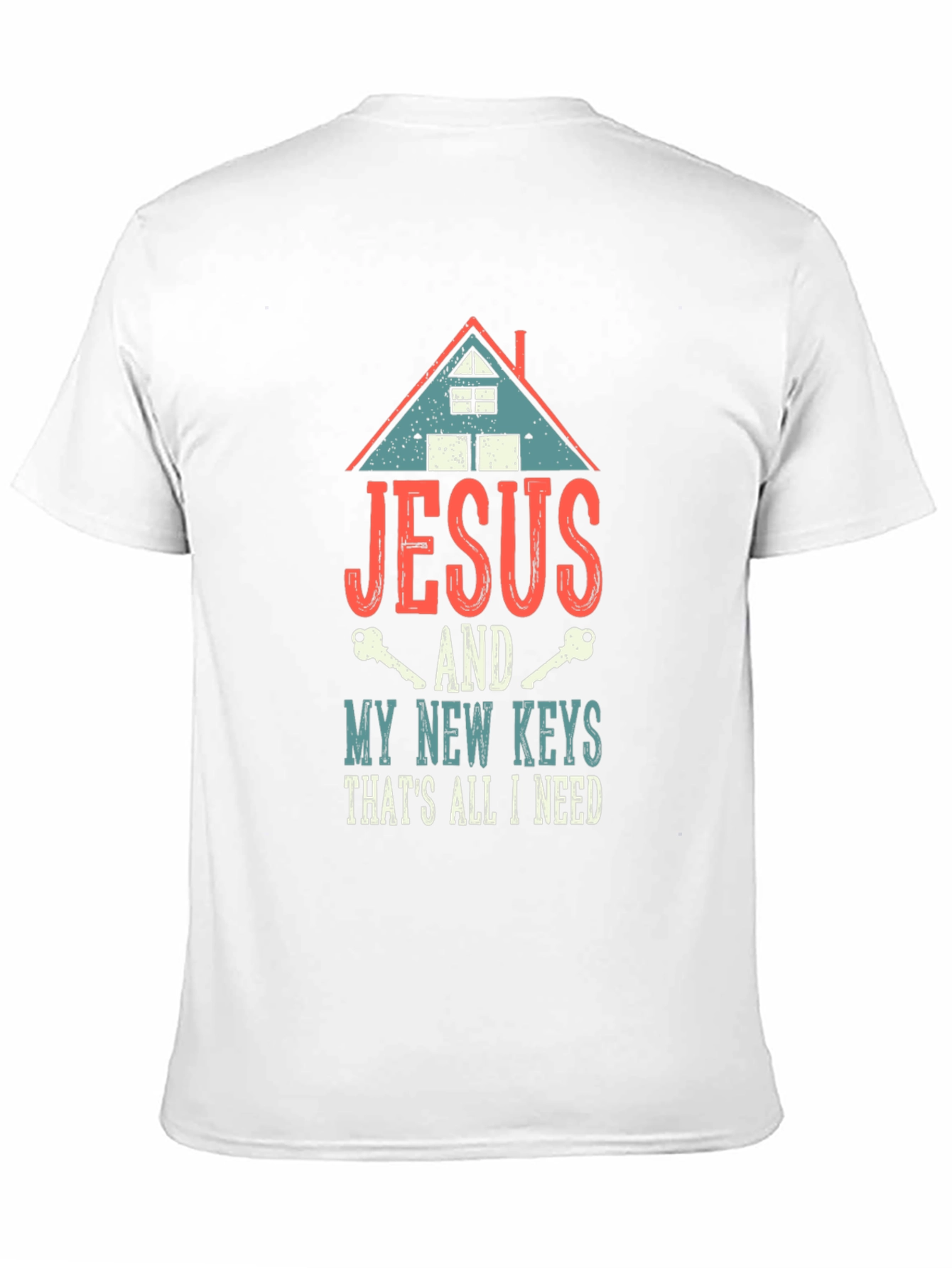Jesus and My New Keys Graphic T-Shirt