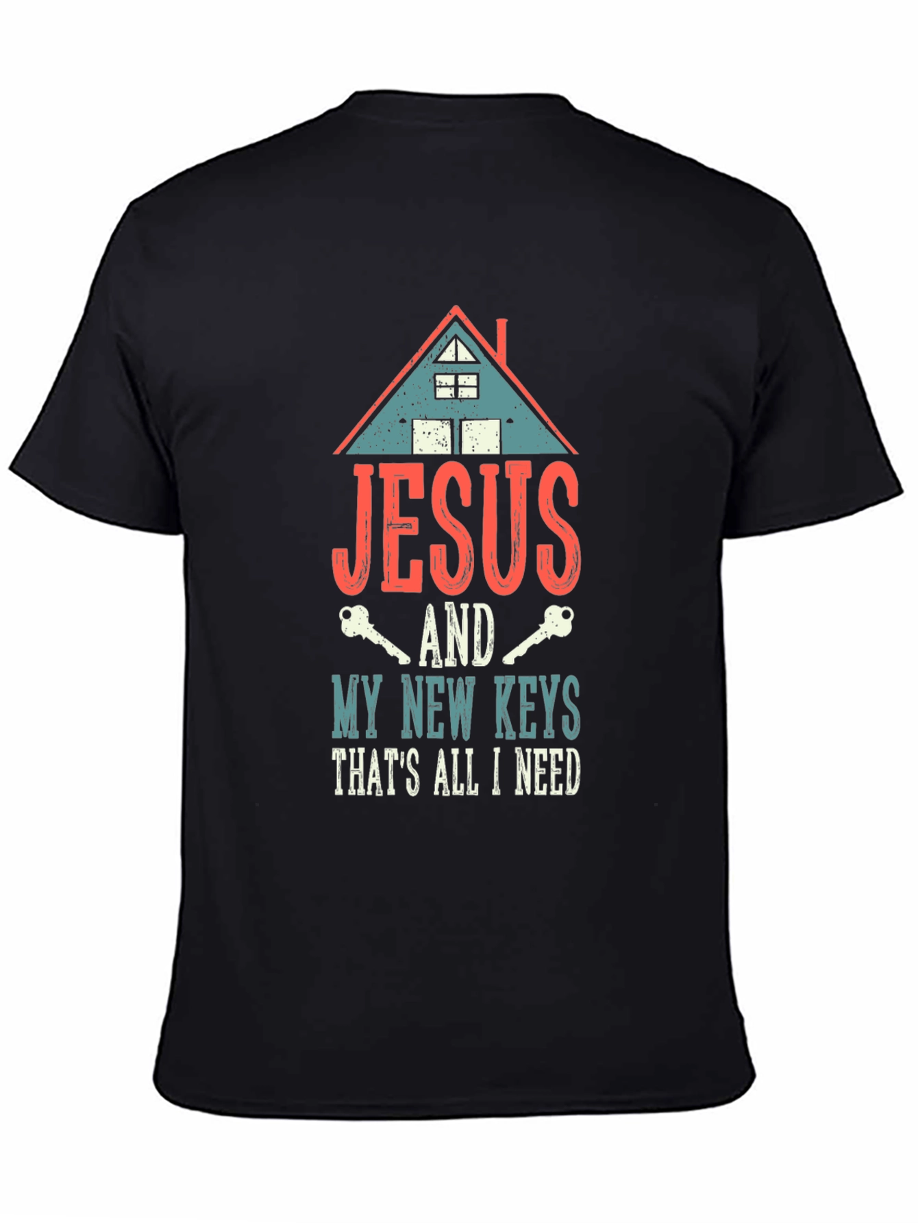 Jesus and My New Keys Graphic T-Shirt