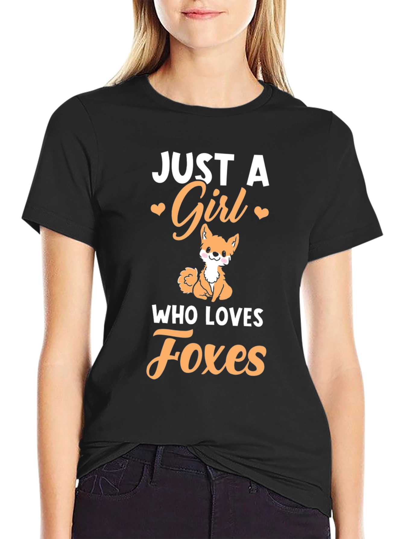 Just a Girl Who Loves Foxes T-Shirt