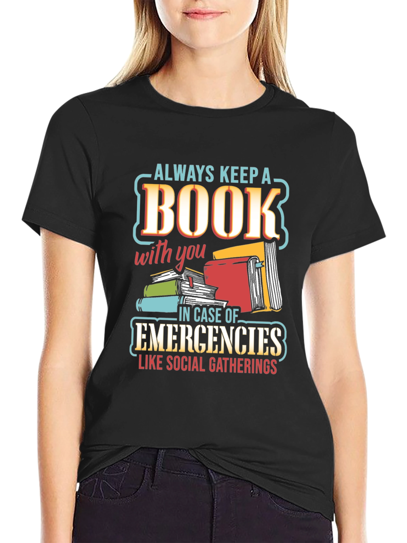 Book Lover T-Shirt - Always Keep A Book